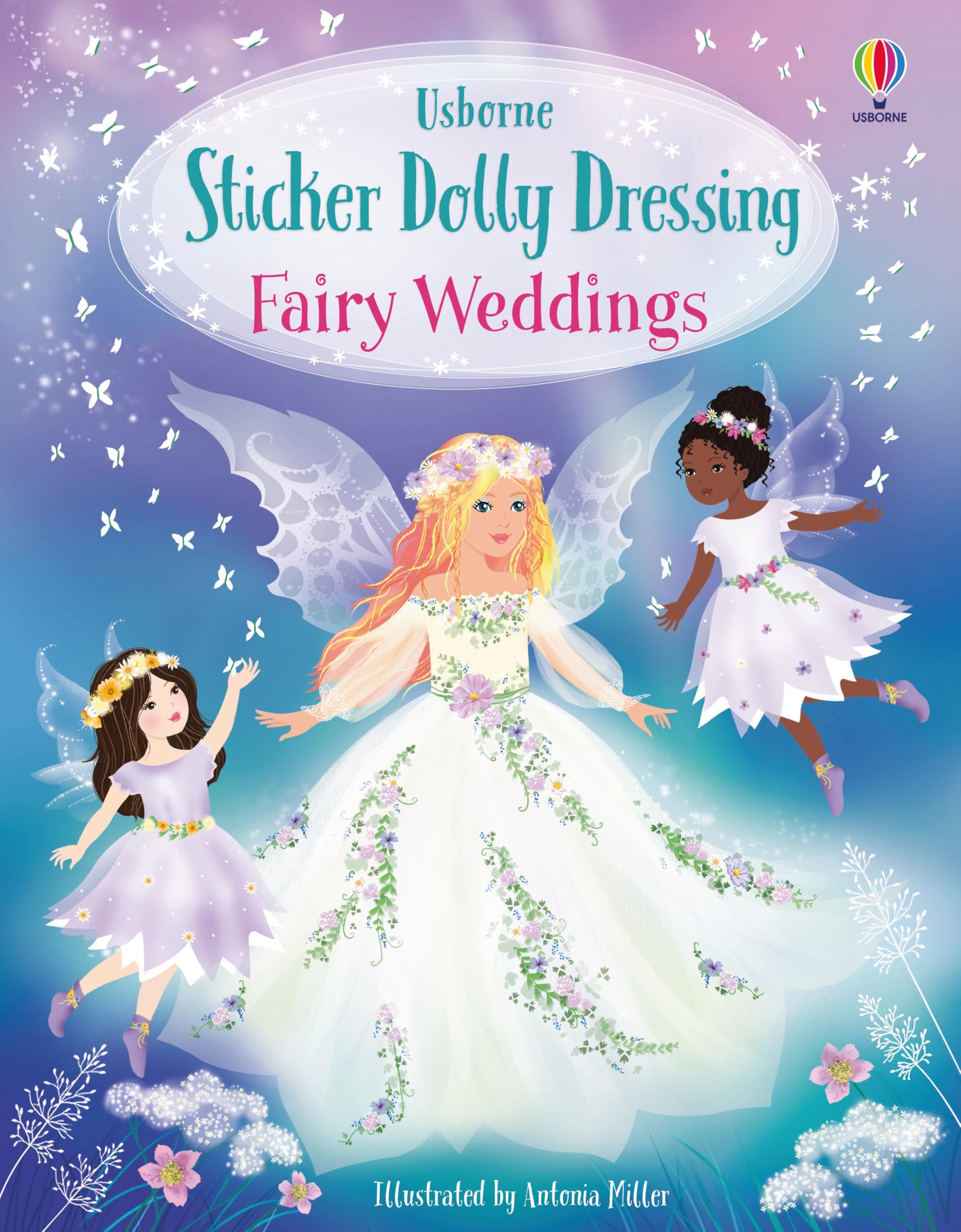 Usborne Sticker Dolly Dressing Fairy Weddings Activity Book | Paperback | Ages 4-6