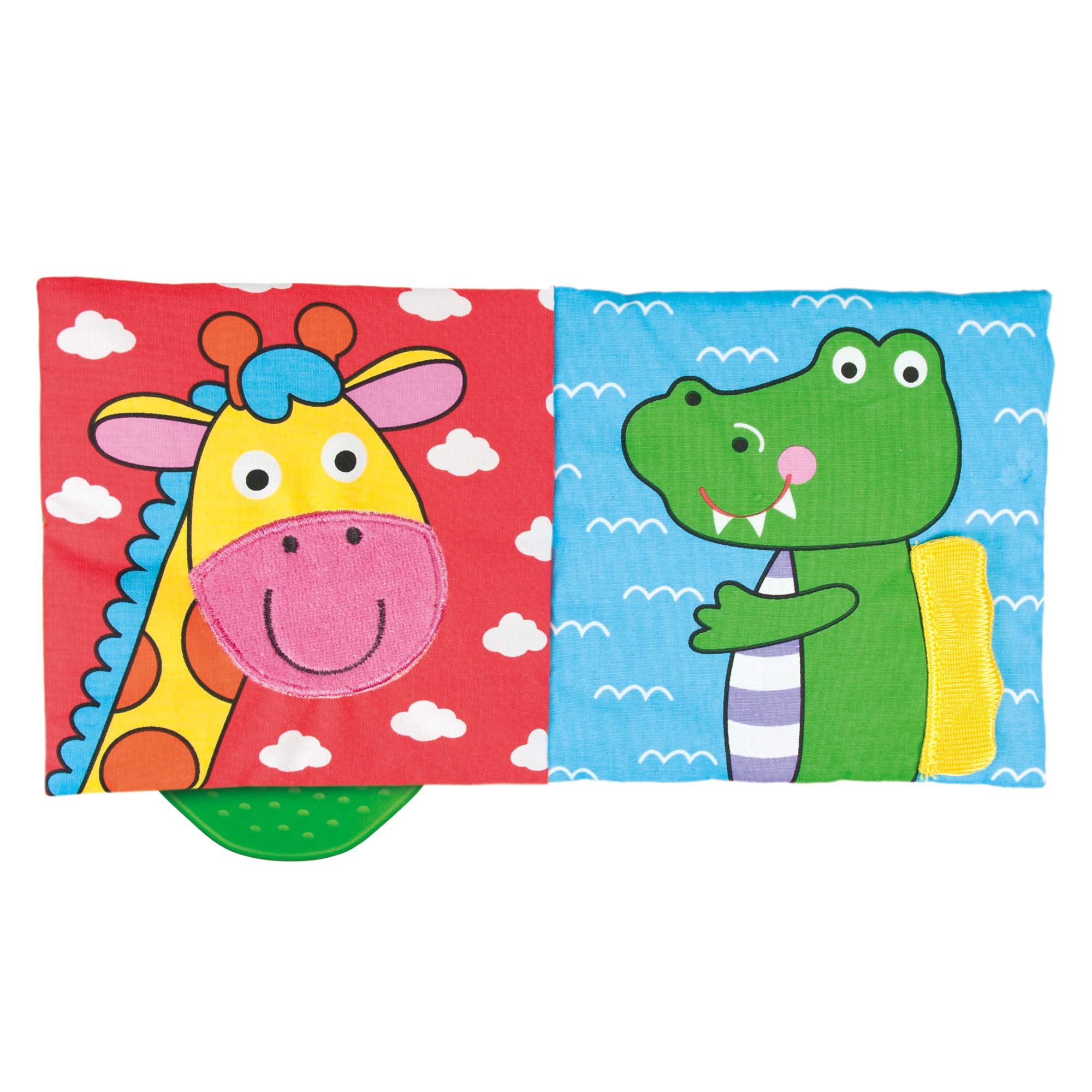 Galt Toys Jungle Teether Soft Book - Ages 0 Months Plus 2