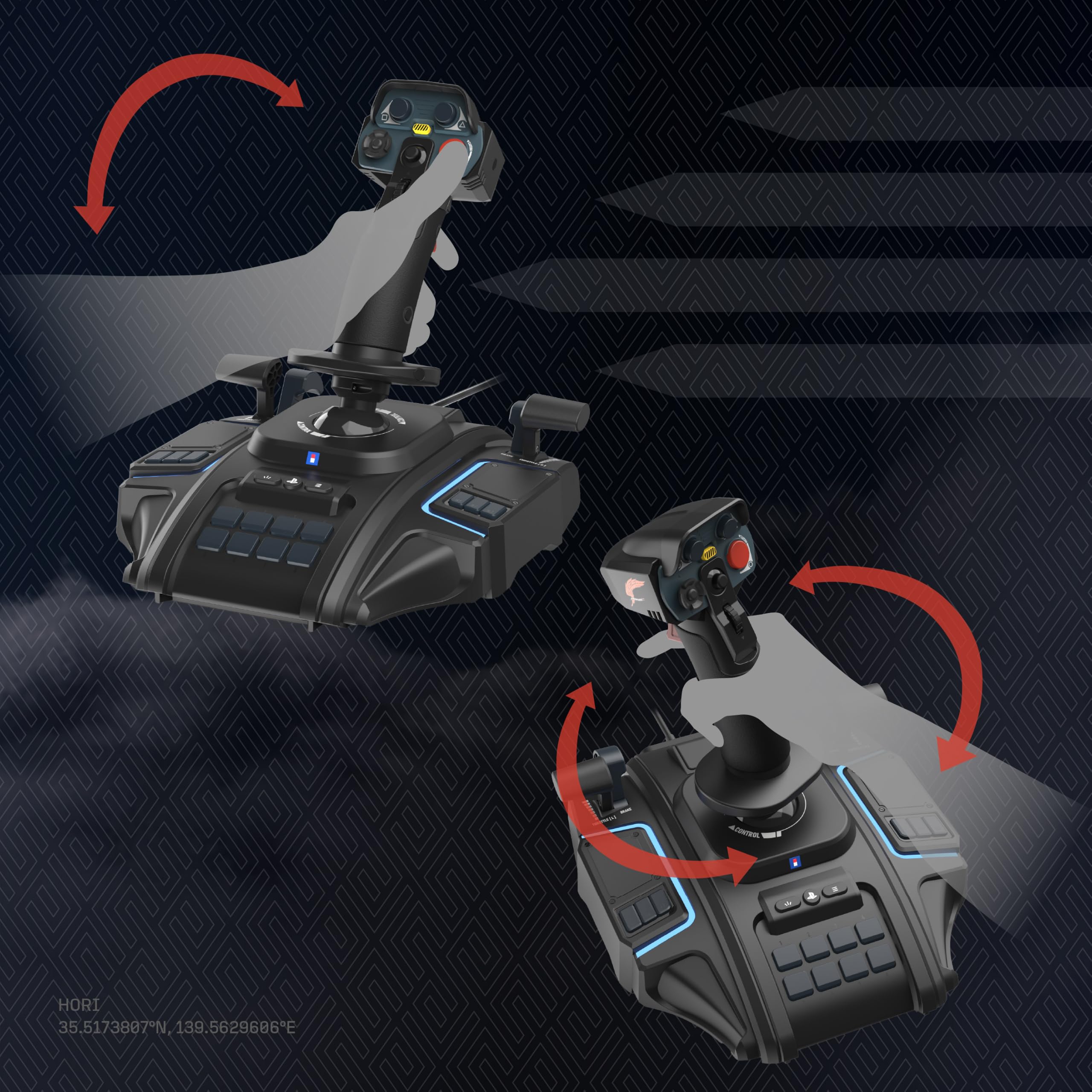 Hori ACE COMBAT 8: WINGS OF THEVE Flight Stick | PS5, PS4, PC 3