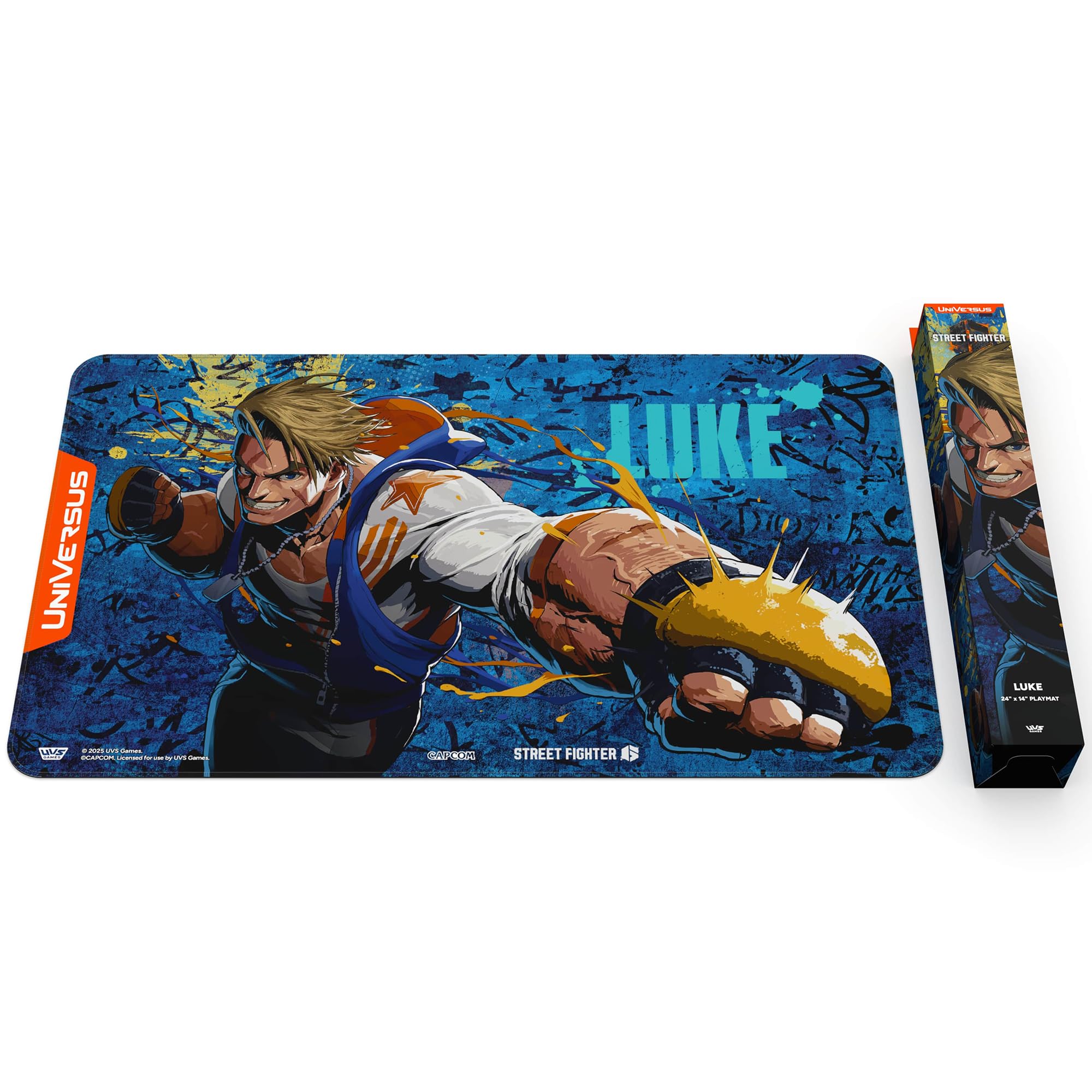 UniVersus Street Fighter 6 Challenger Series Playmat - Luke | 24 x 14 Inches Neoprene 5