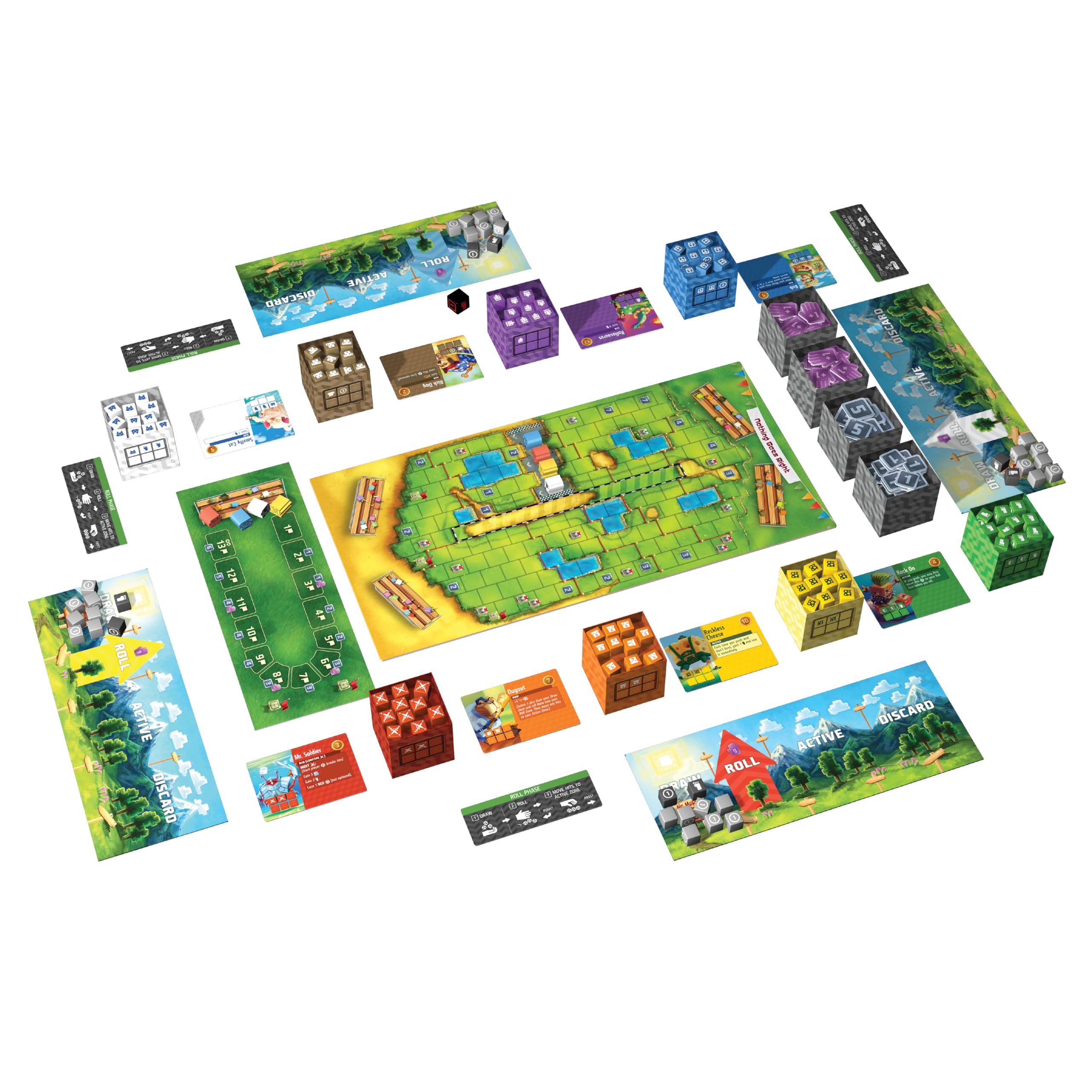 AEG Cubitos Board Game | Ages 14+ | 2 to 4 Players | Multicolor 3