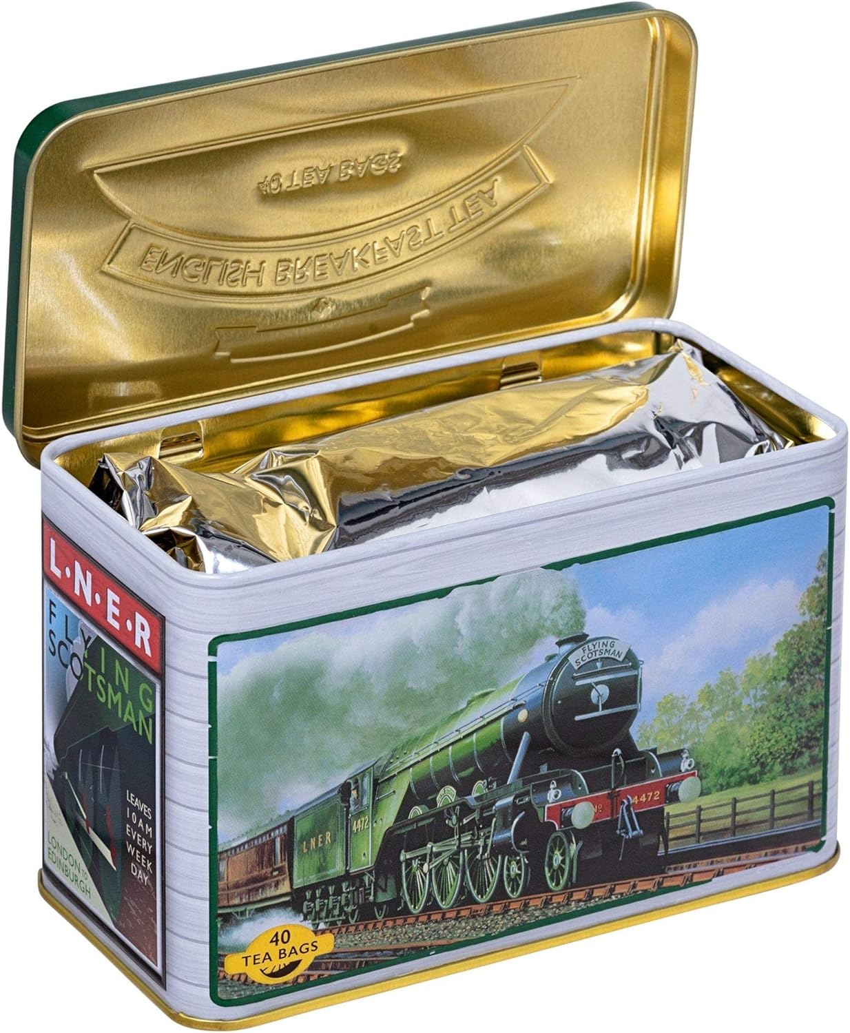 New English Teas Flying Scotsman Teedose – 40 English Breakfast Teebeutel 6