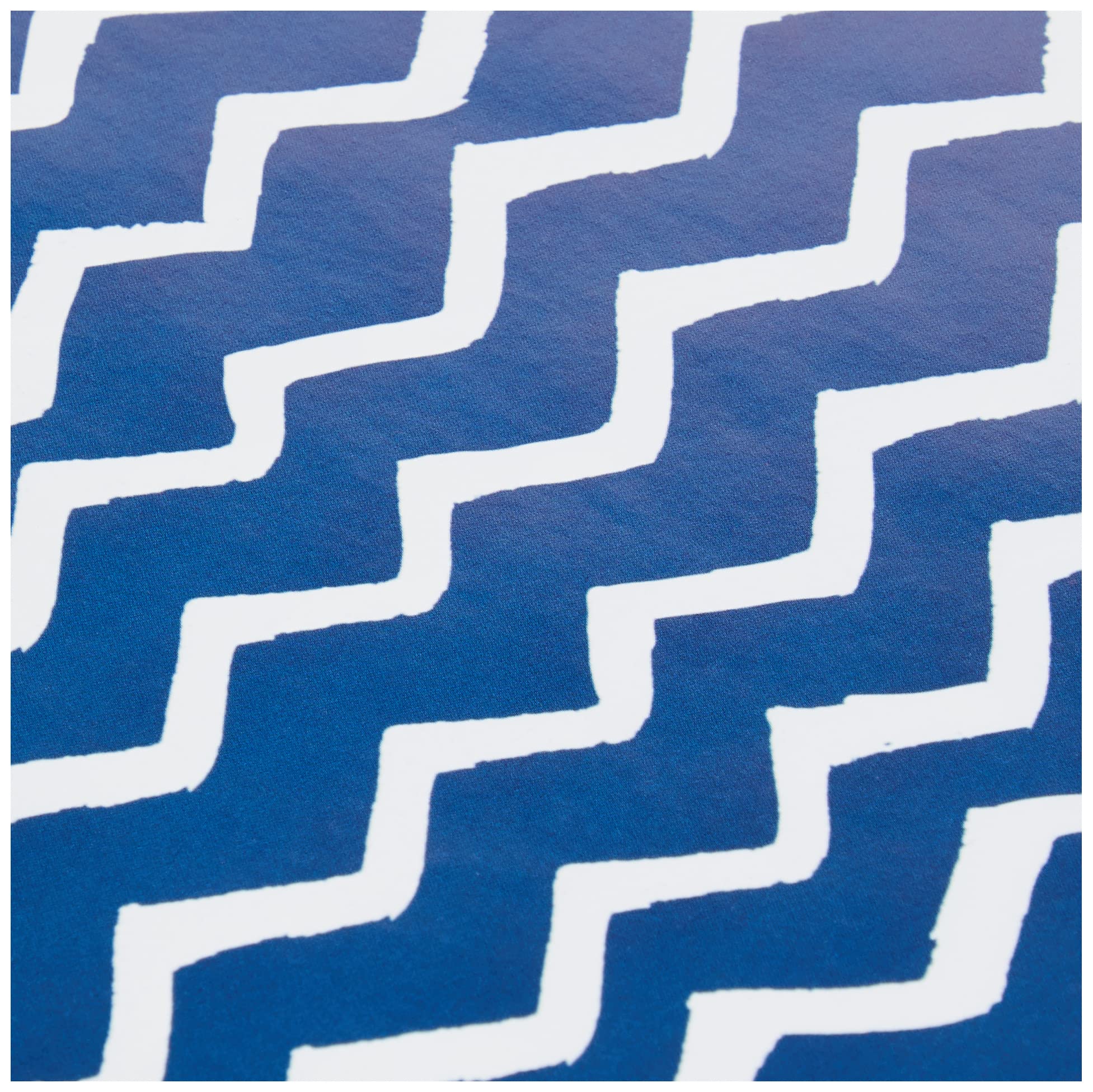 Hallmark Any Occasion Gift Wrapping Paper - Blue & White Zig-Zag Design | 2 Sheets, 50cm x 70cm