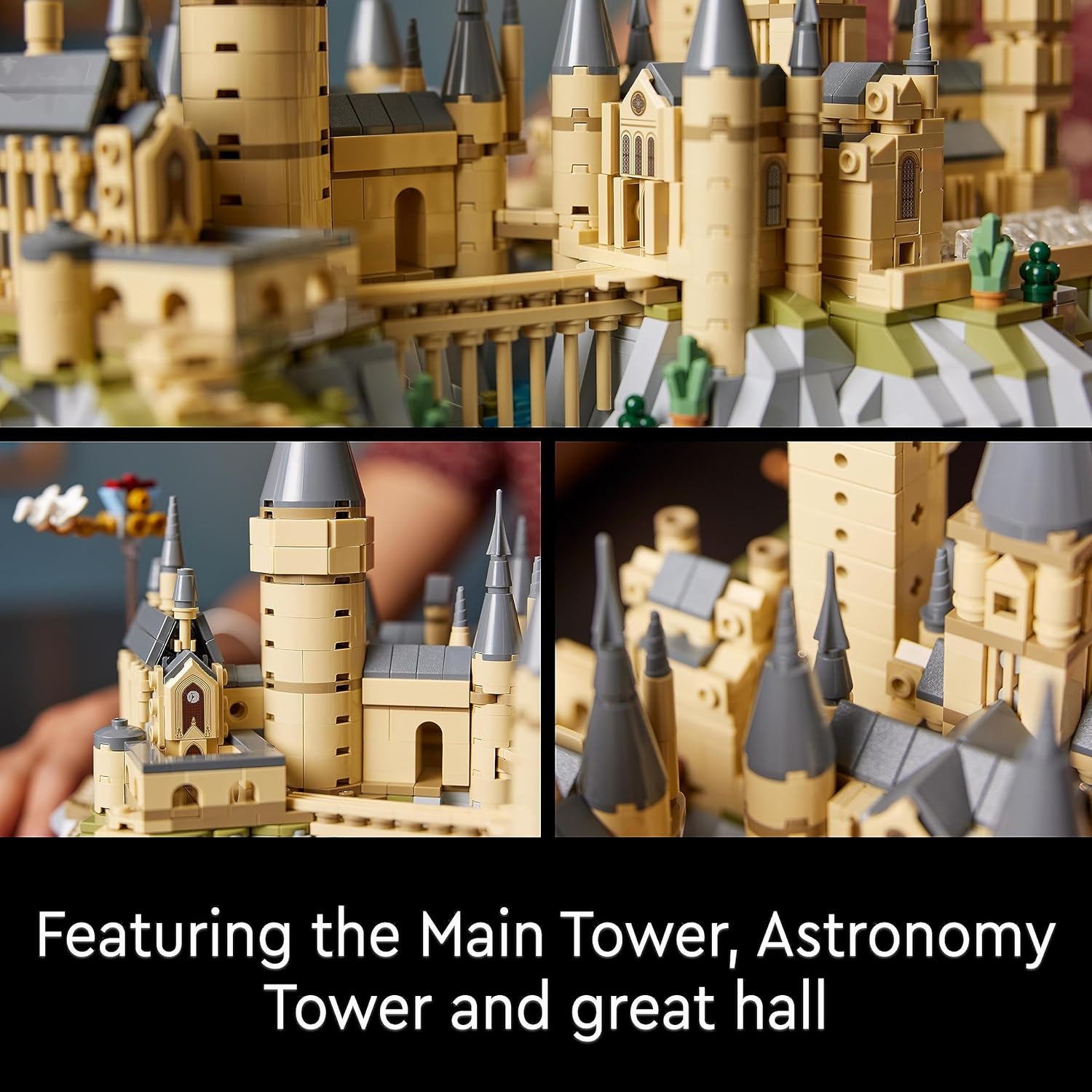 LEGO 76419 Harry Potter Hogwarts Castle and Grounds, 2660-Piece Model Set for Adults, Featuring Iconic Locations from the Wizarding World 8