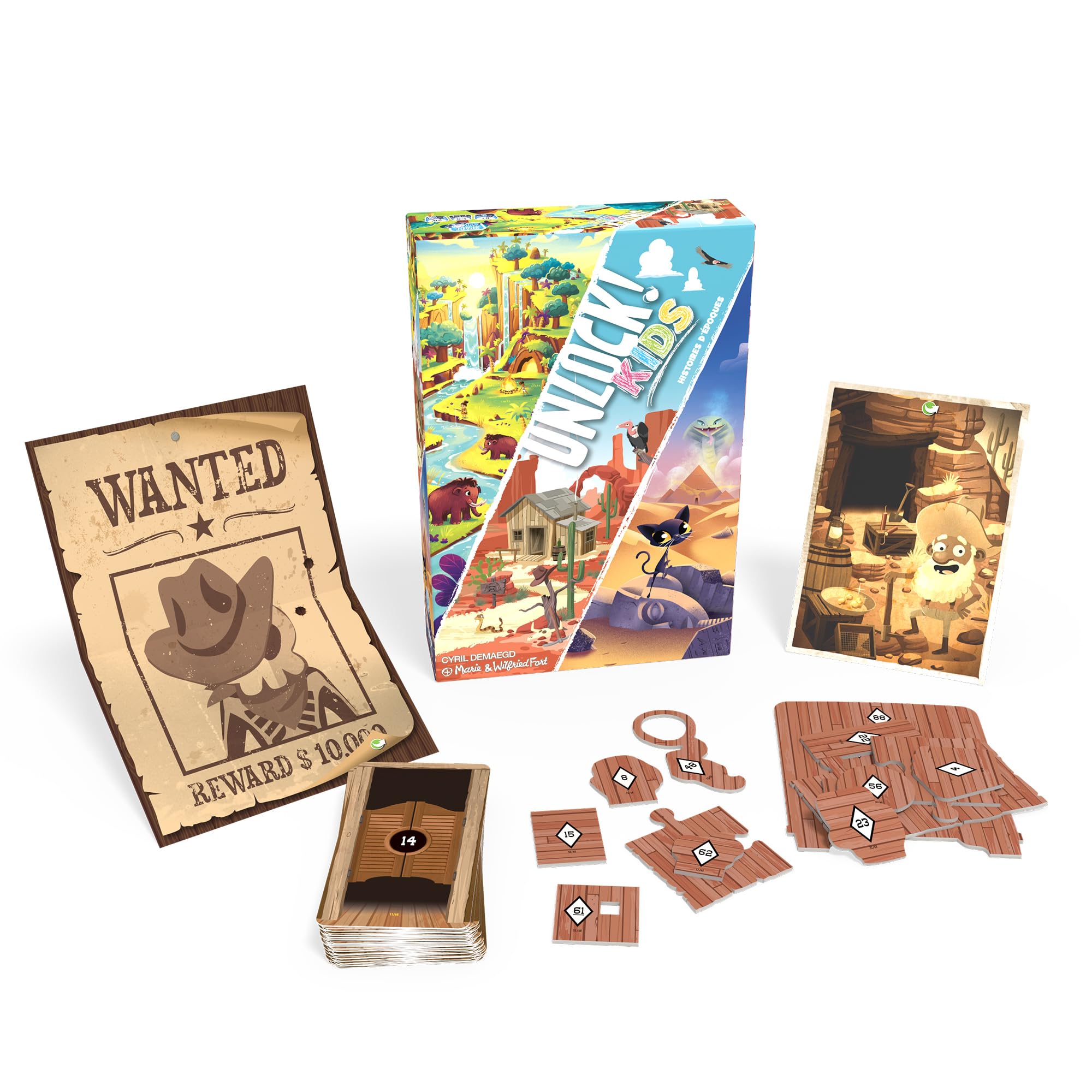 Space Cowboys Unlock Kids 2: Stories From the Past Card Game
