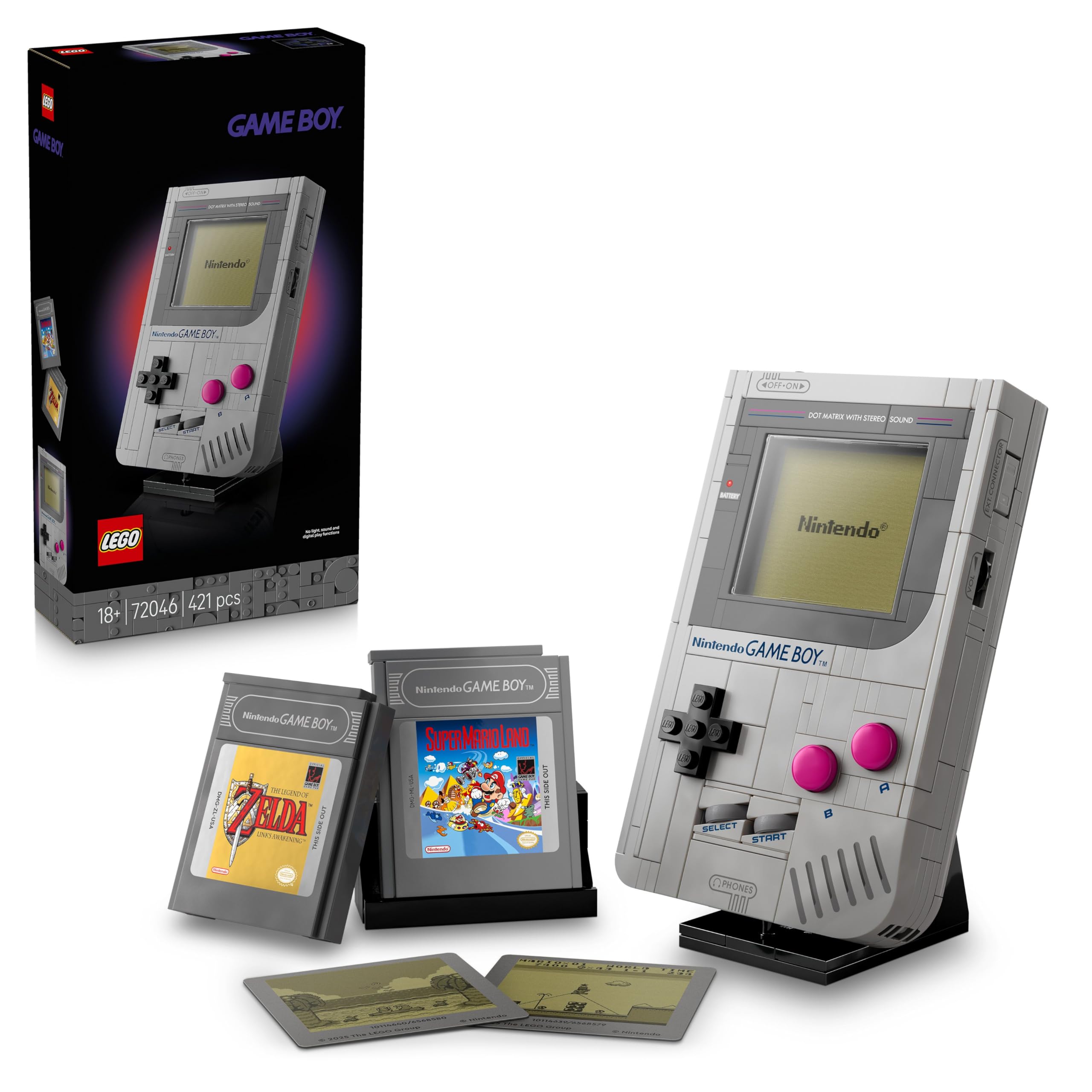 LEGO Super Mario Game Boy Building Set for Adults - Nintendo Display Model 72046