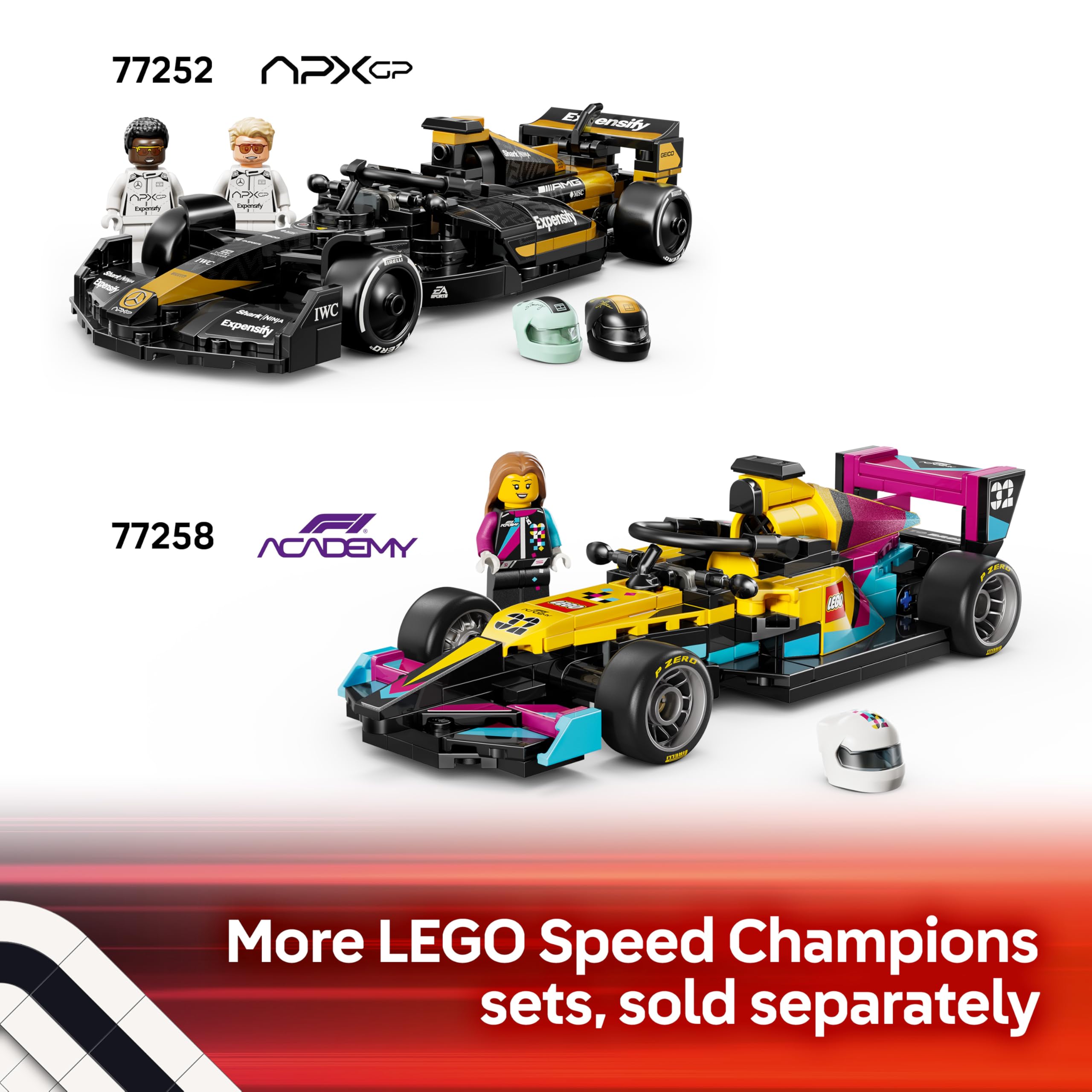 LEGO Speed Champions Audi Revolut F1 Team R26 Race Car Building Set | Model 77259 | Ages 10+ 8