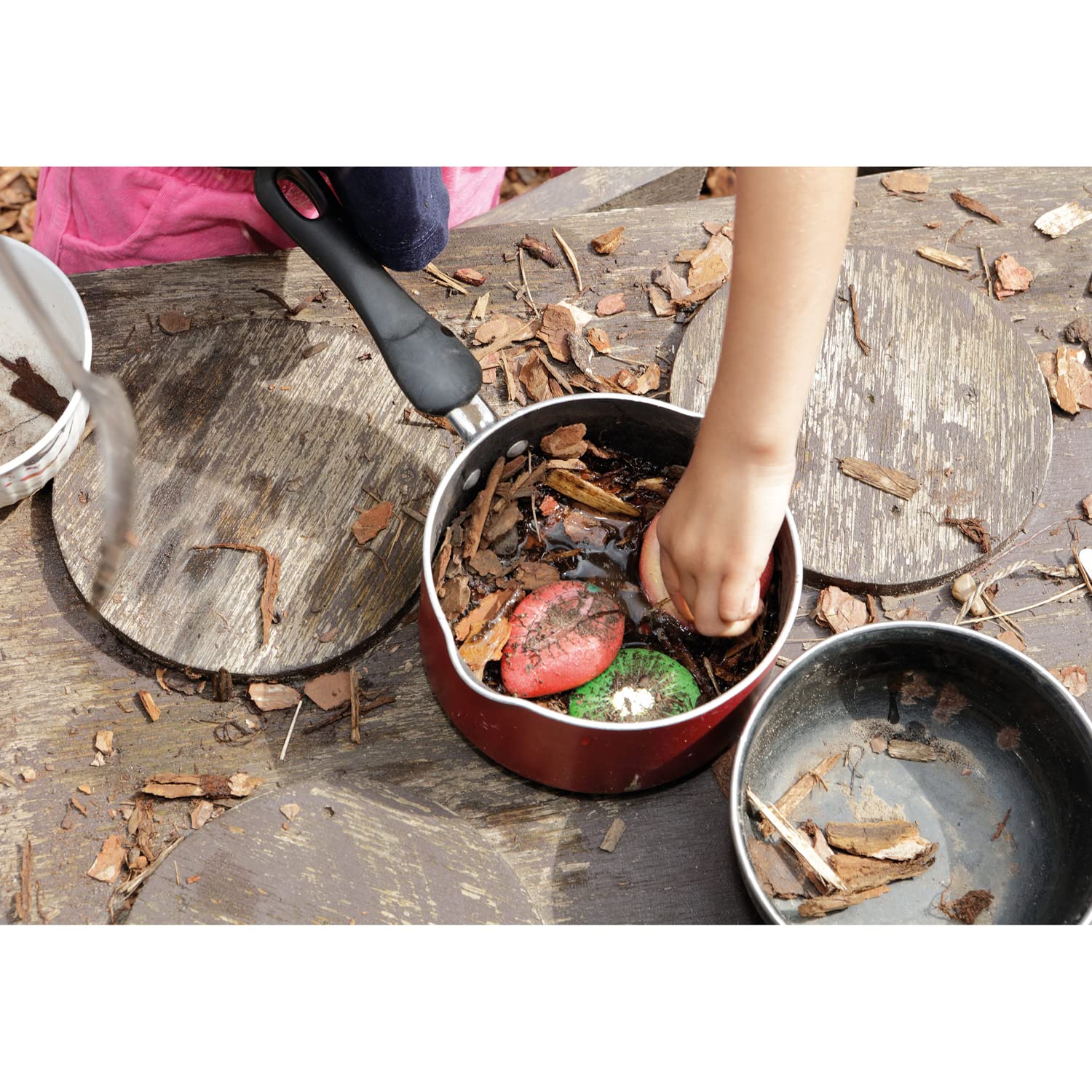 Yellow Door Fruit Sensory Play Stones - 8 Stones | Durable Stone & Resin | Ages 24m+ 4