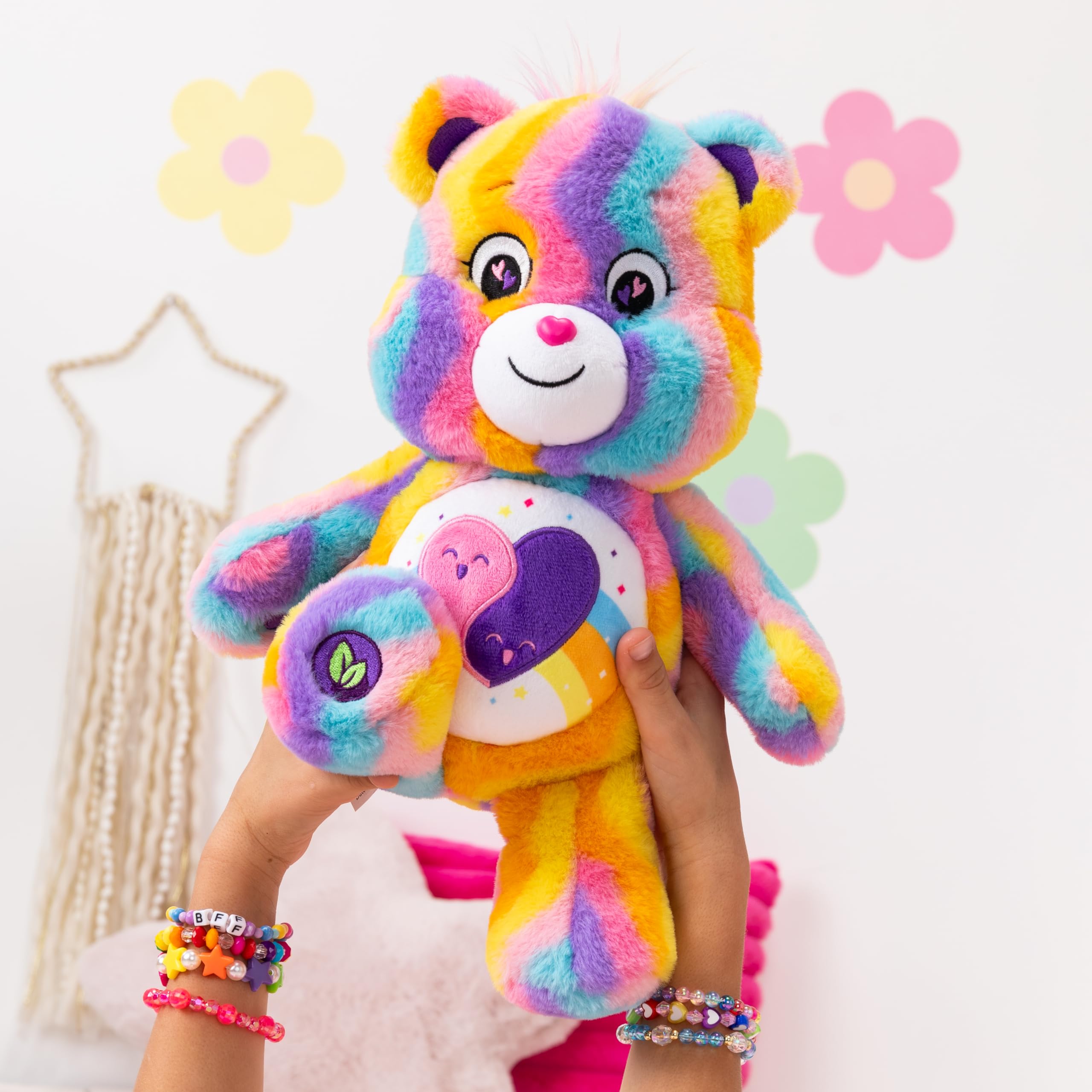 Basic Fun Care Bears Friend Forever Bear - 35cm Medium Plush | Eco Friendly | Ages 4+ 4
