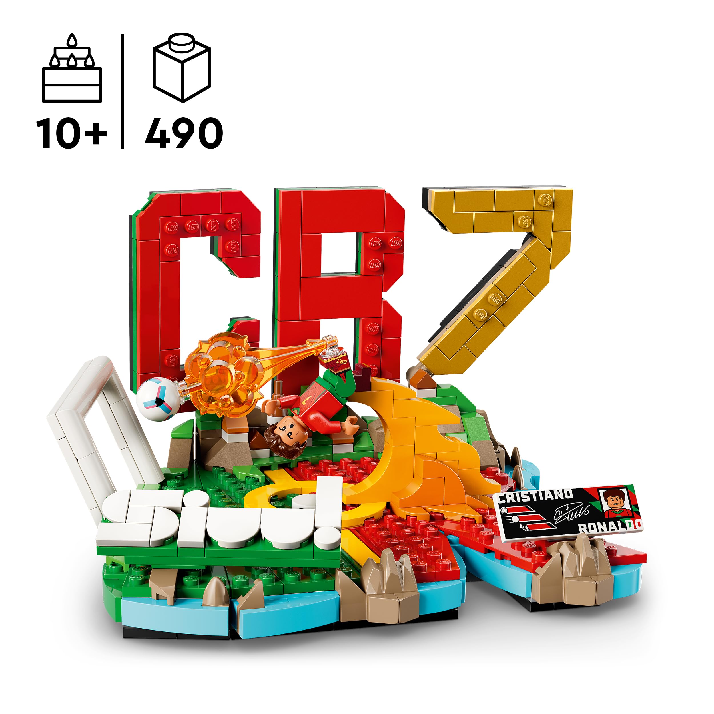 LEGO Editions Cristiano Ronaldo – Football Highlights Building Set | Model 43012 | Ages 10+
