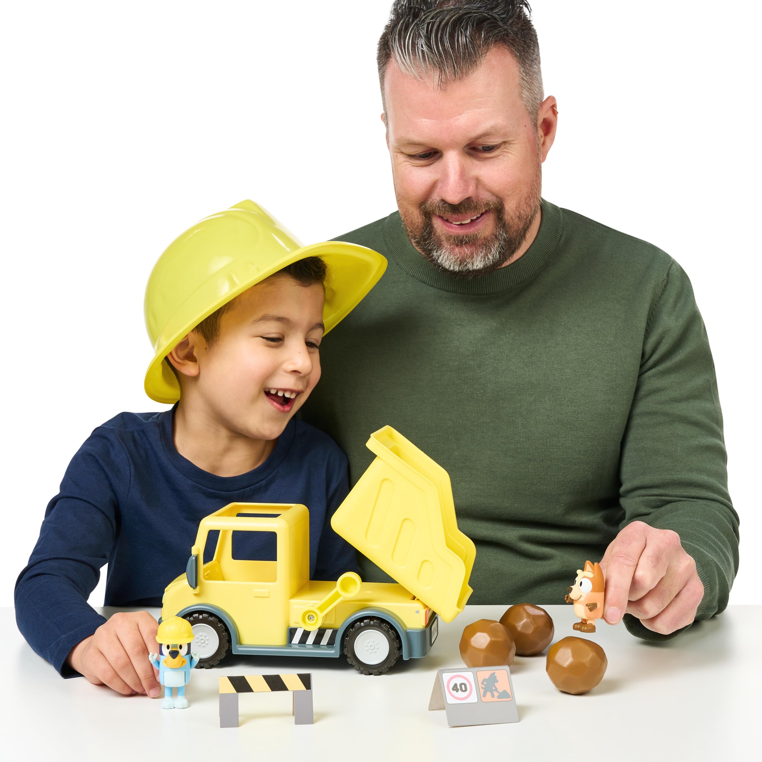 Bluey Dump Truck - Load & Unload Playset with Movable Lever & Sticker Sheet 6
