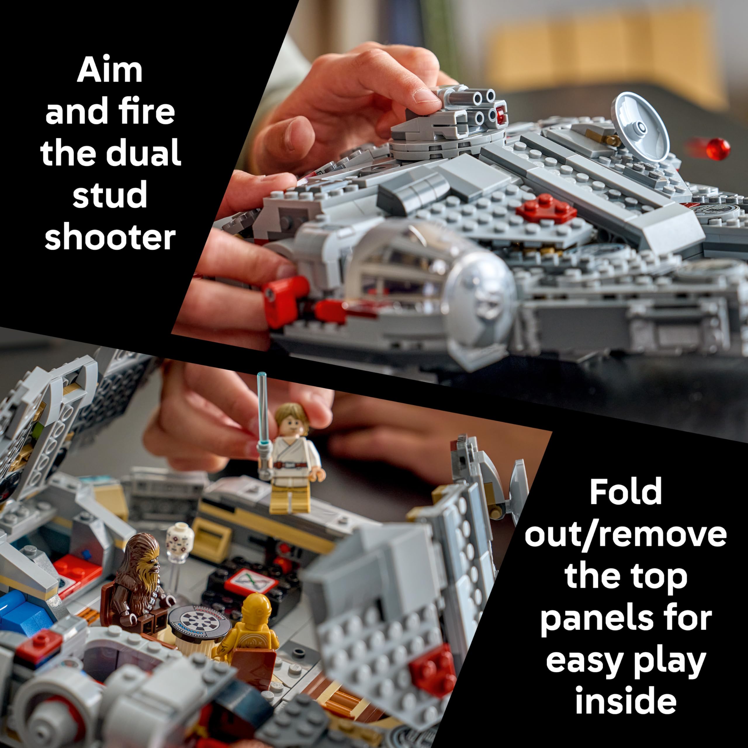 LEGO Star Wars 75426 SMART Play Millennium Falcon Building Set | Ages 9+ 3