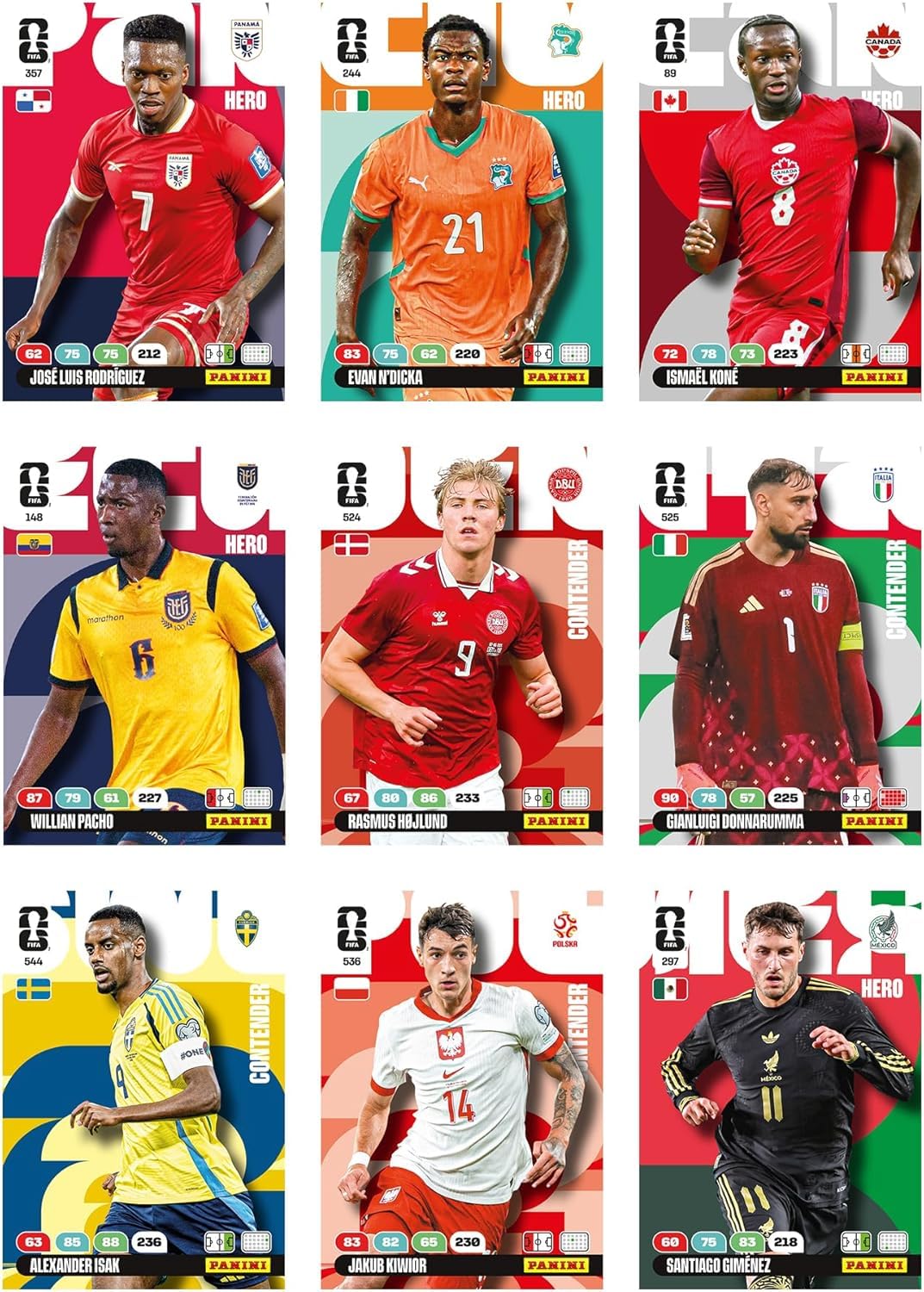 Panini FIFA World Cup 2026 Adrenalyn XL Multiset Trading Cards | Multicolor Paper Cards