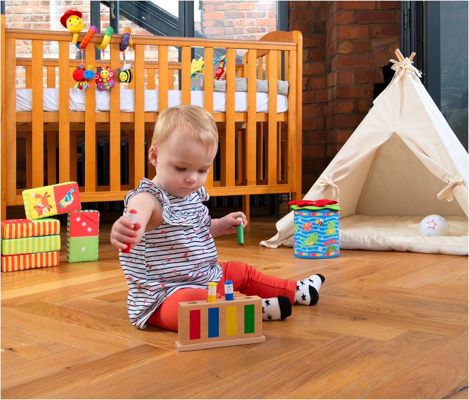 Galt Pop-Up Toy - Wooden Cause & Effect Learning Toy for 12 Months Plus 5