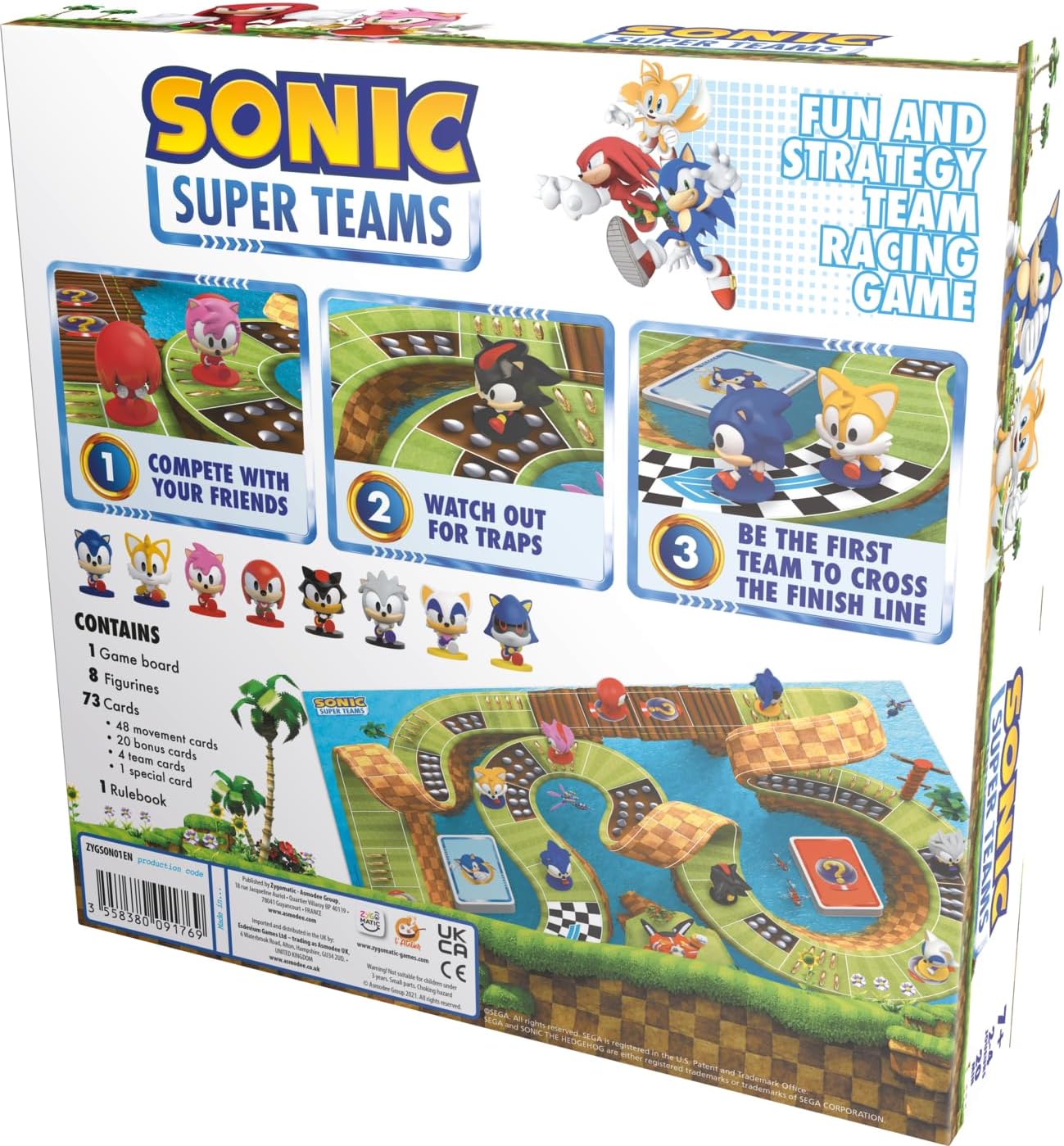 Zygomatic Sonic Super Teams Kartenspiel 5