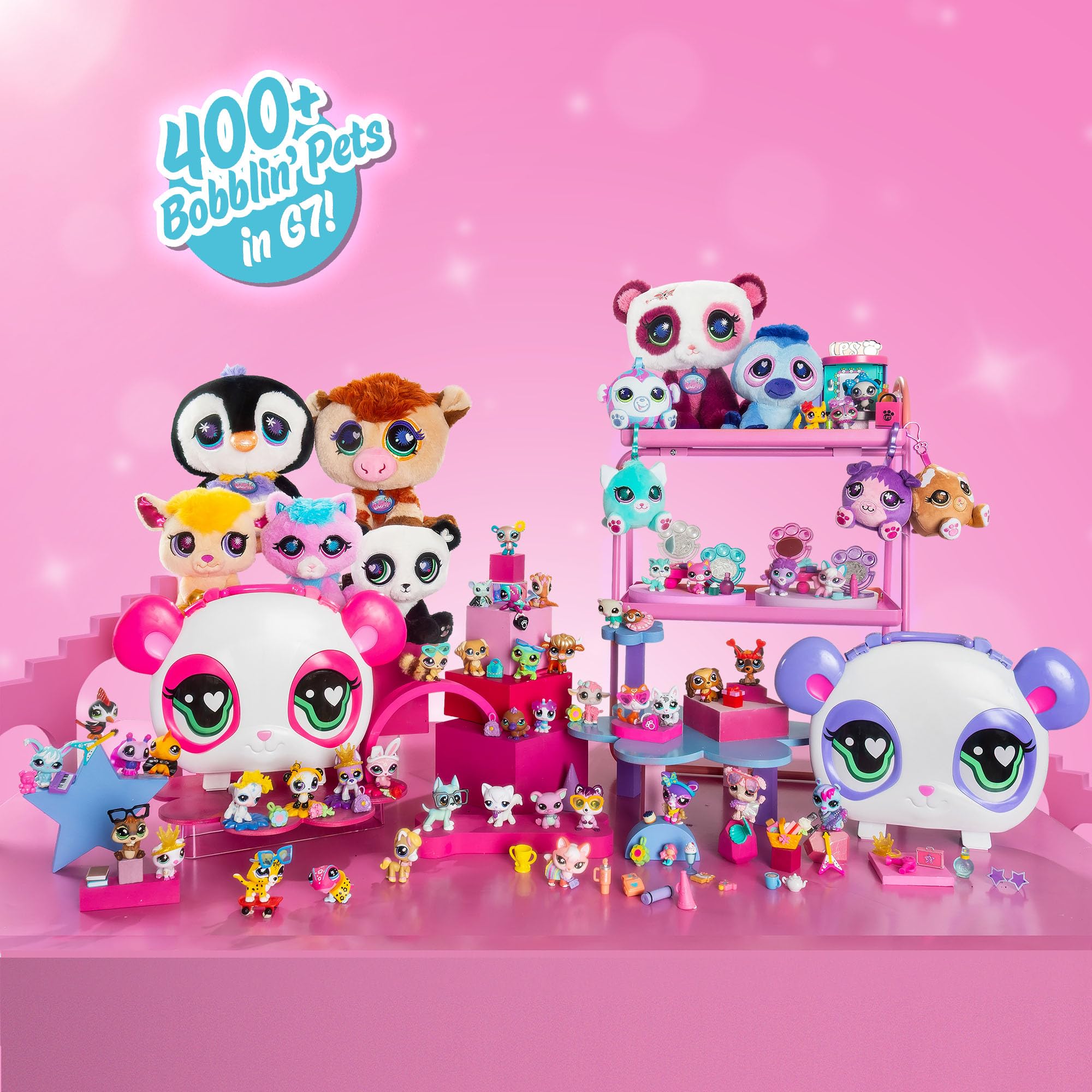 Littlest Pet Shop Preppy Deer Toy Figure - Series 5 Collectible Bobblehead with 9 Accessories | Ages 4+ 5