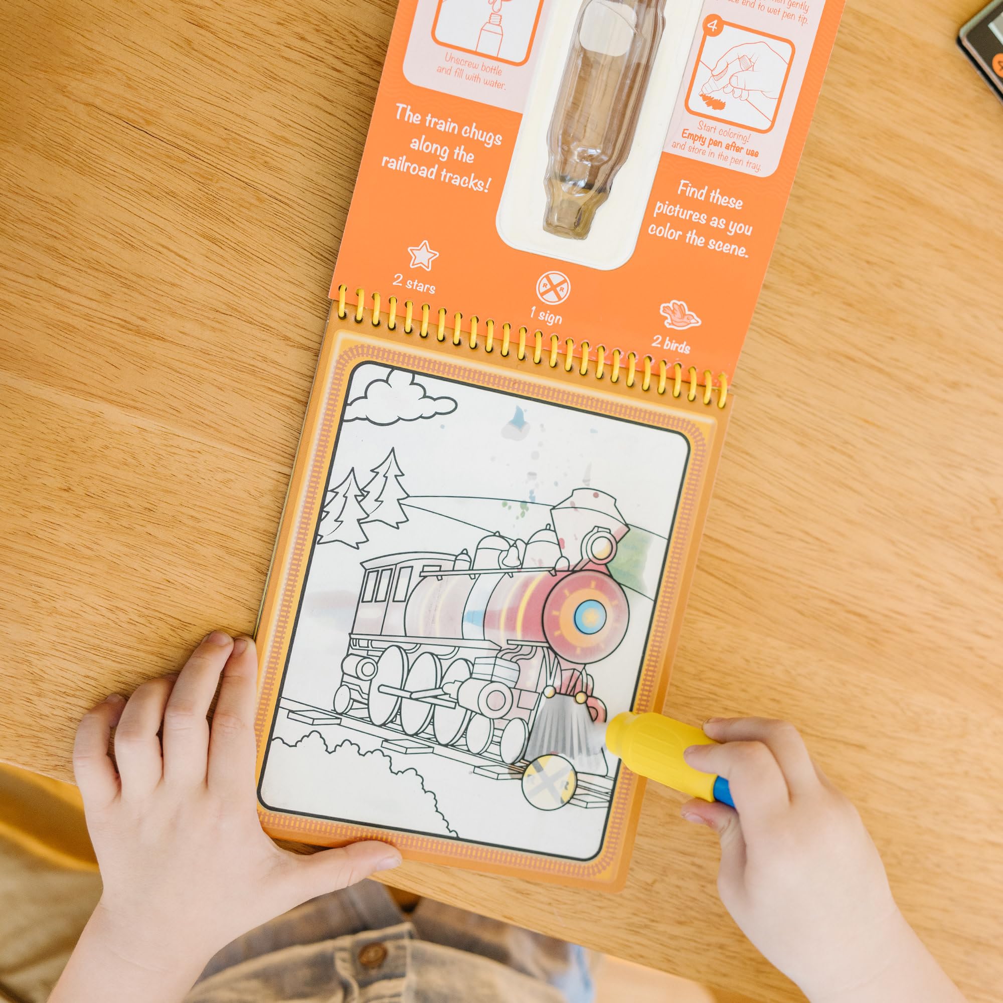 Melissa & Doug On the Go Water Wow! Reusable Water-Reveal Activity Pad - Vehicles | Ages 3+ 7