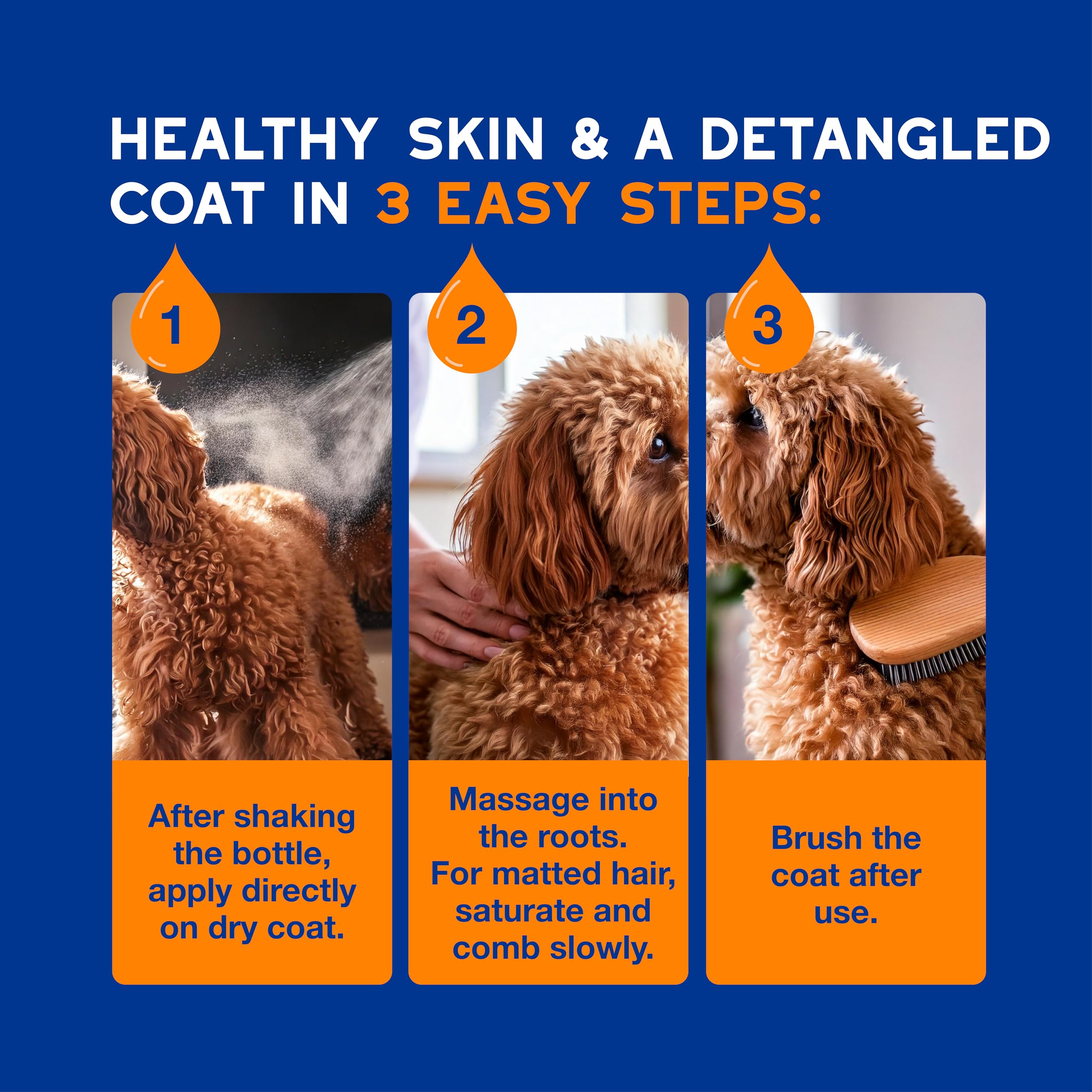 Douxo Skin & Coat SPA Detangling Spray for Dogs - Hypoallergenic Coco Vanilla Scent | 295ml 6