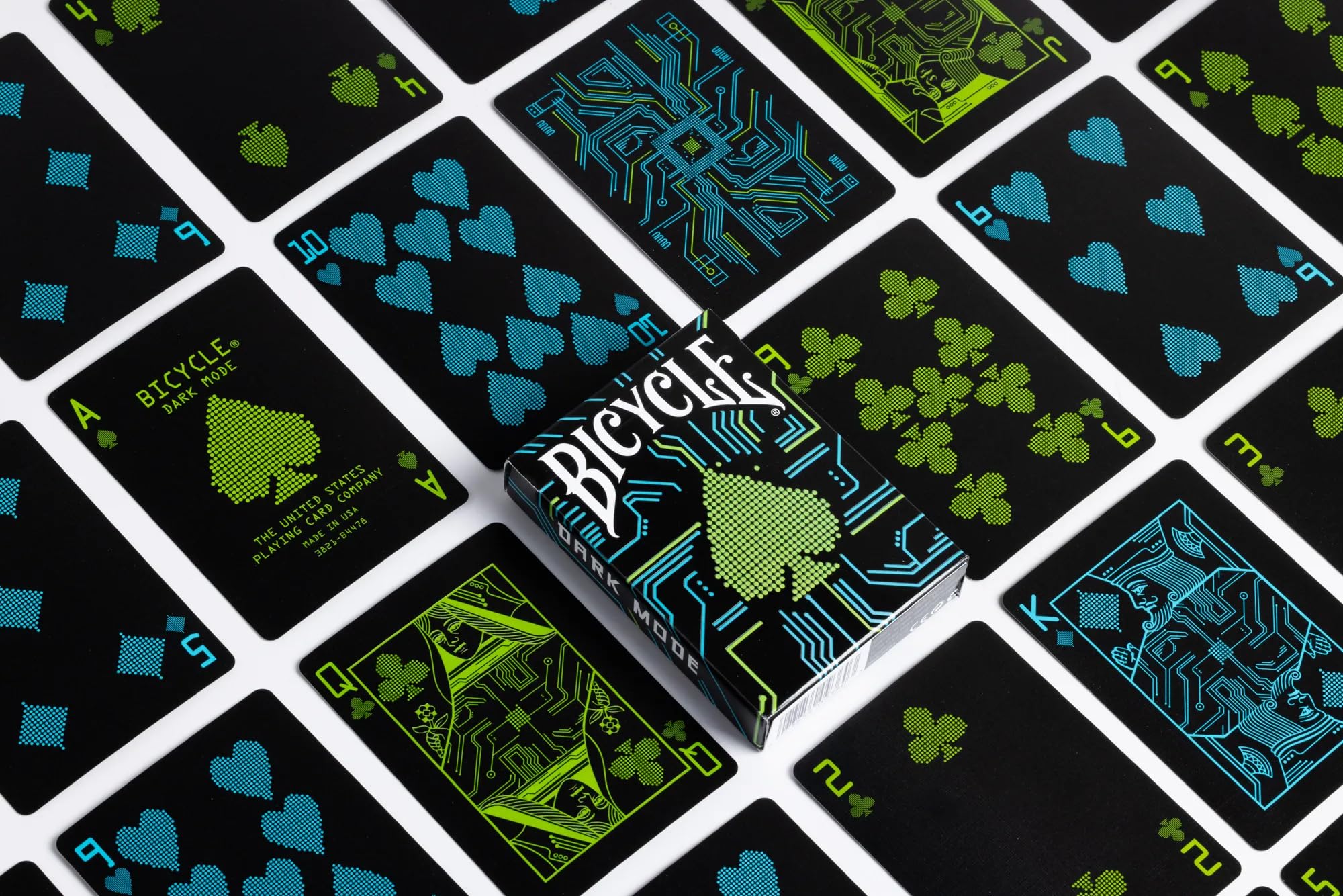 Bicycle Dark Mode Playing Cards - 1 Deck, Air Cushion Finish, Premium Cardstock, Made in USA