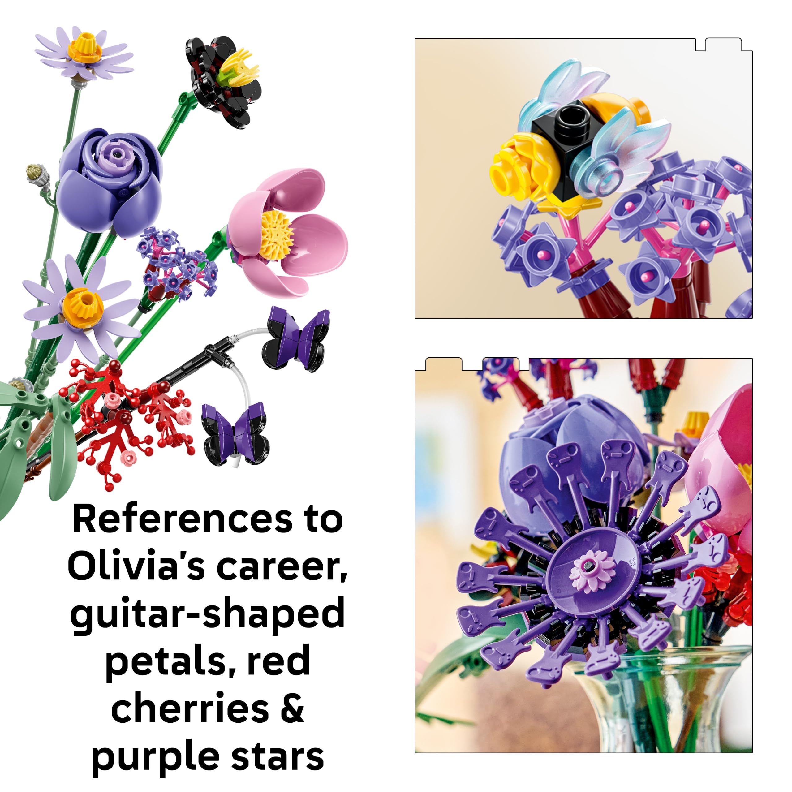 LEGO Botanicals Olivia Rodrigo's Flower Bouquet Building Set | 11 Flowers | Ages 9+ 4
