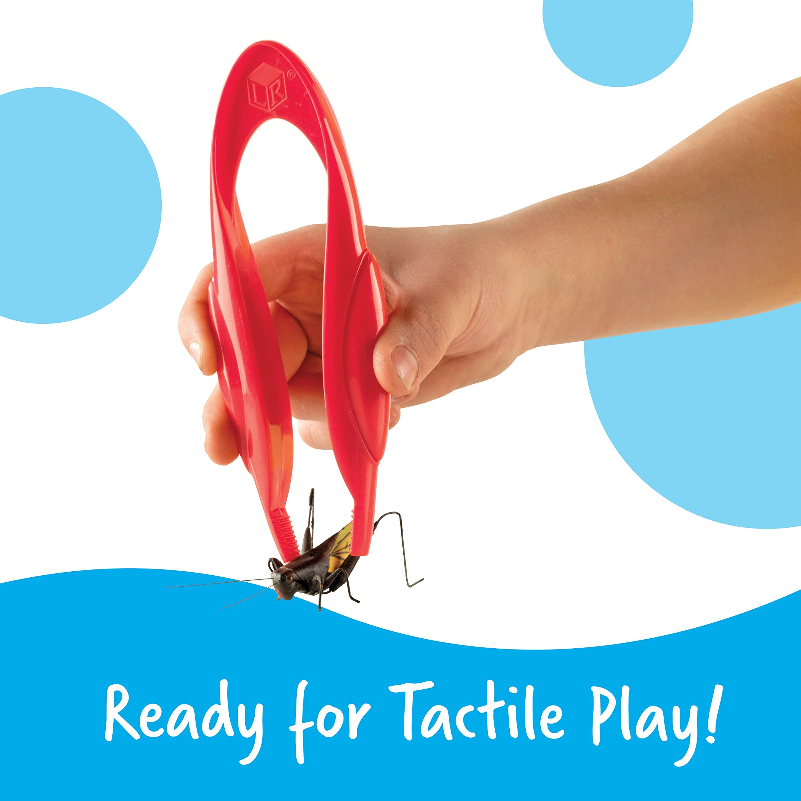 Learning Resources Jumbo Tweezers Set of 12 - Fine Motor Skill Development | Sorting & Counting Tool | Ages 5-9 3