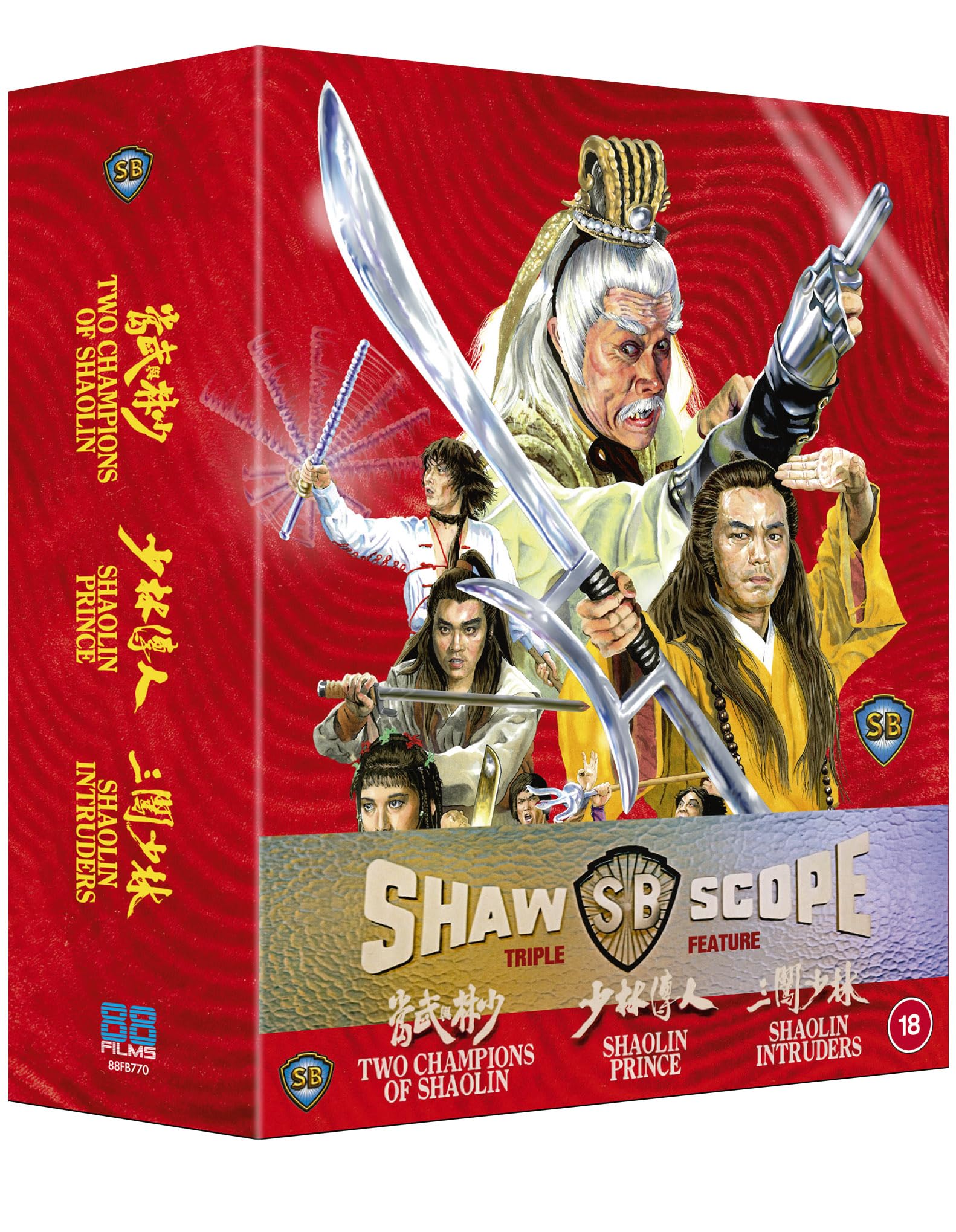 Shawscope Triple Feature: Two Champions of Shaolin / Shaolin Prince / Shaolin Intruders [Blu-ray]