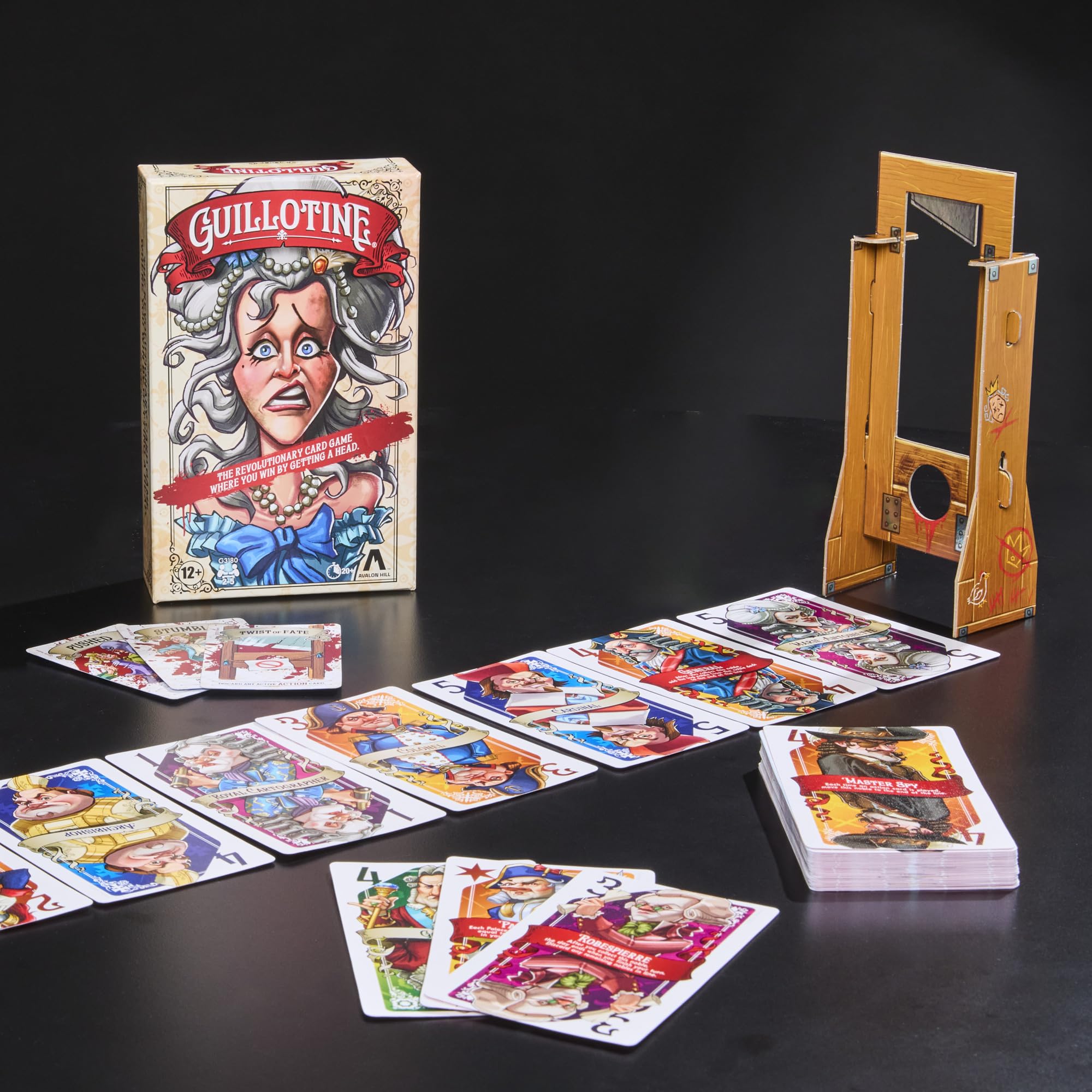Hasbro Gaming Guillotine Card Game - Strategy, Party, 2-5 Players, Ages 12+ 3