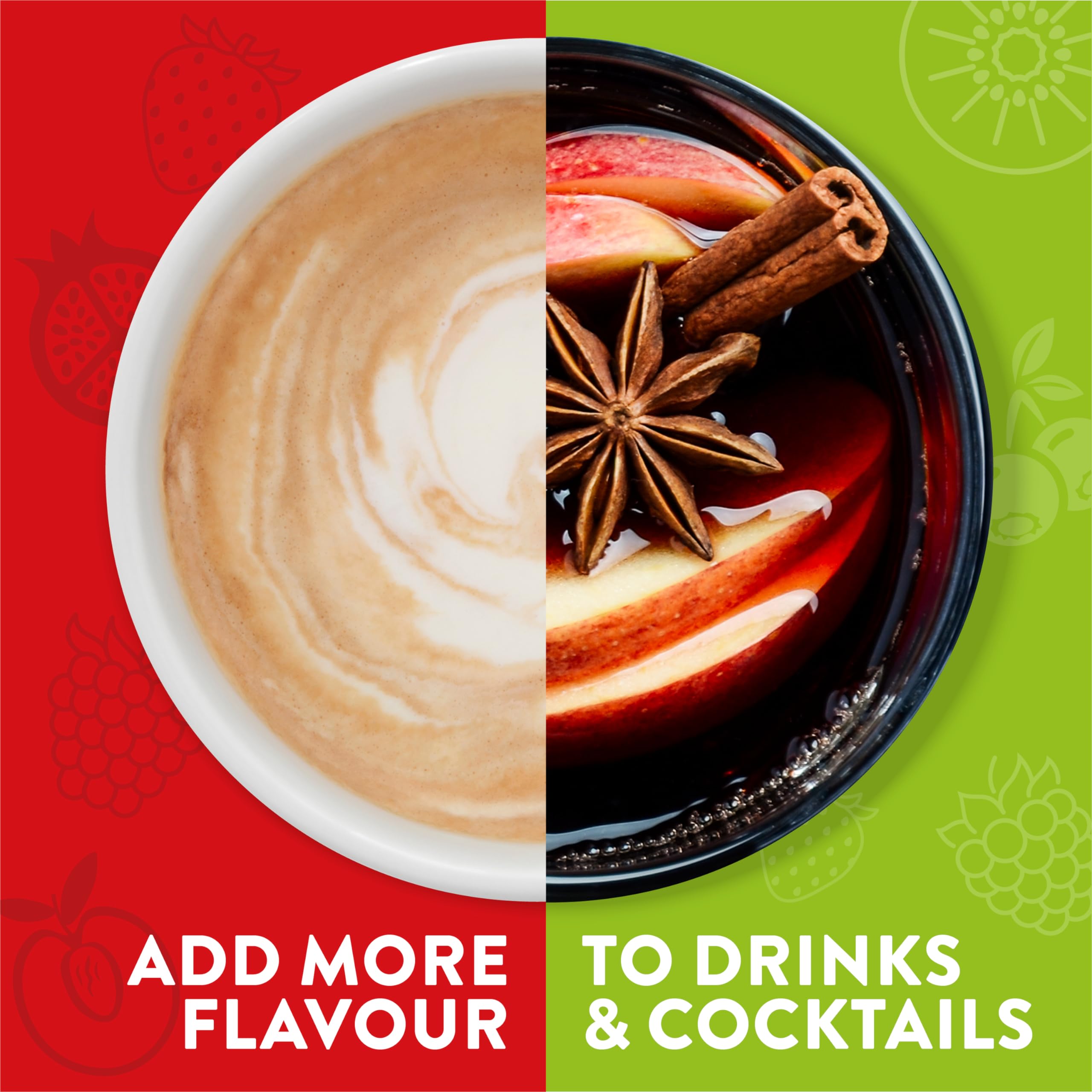 Simply Sour Cherry & Plum Winter Warmer Syrup - Vegan, Nut Free, Hot Drink Concentrate