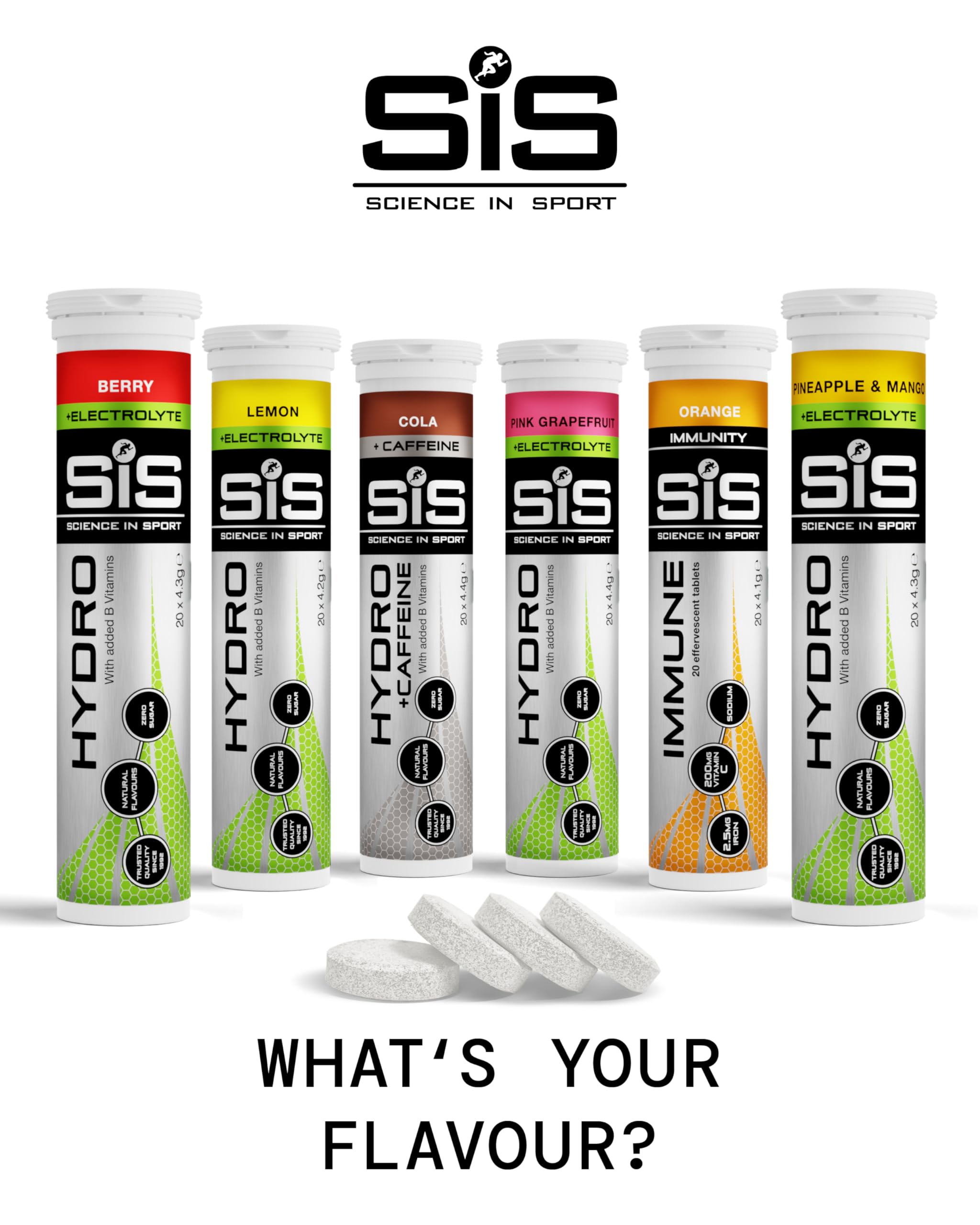 Science in Sport Hydro Electrolyte Tablets 160 pcs. Strawberry & Lime – Vegan & Gluten-Free 6