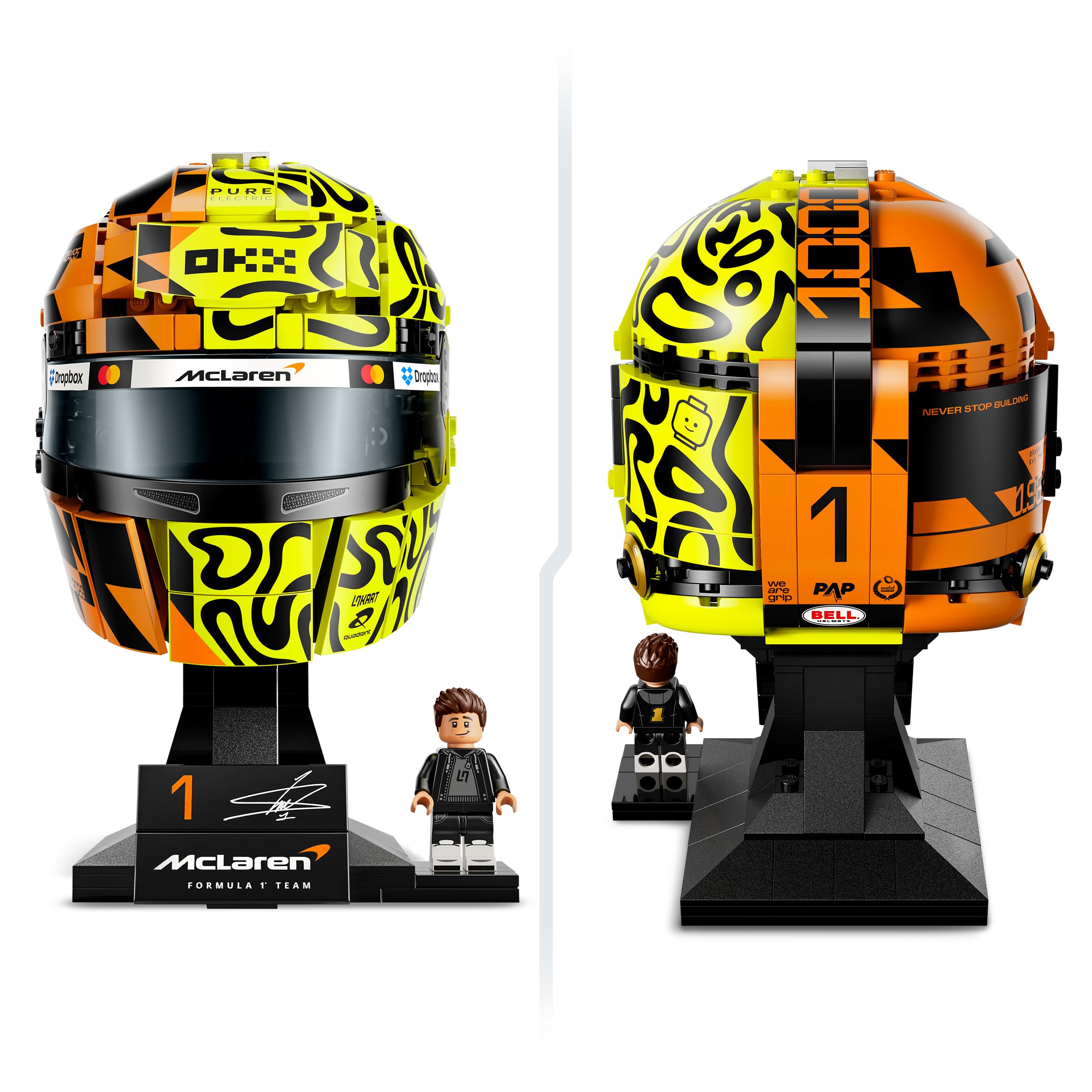 LEGO 43023 Editions McLaren F1 Lando Norris Helmet Building Set | Ages 14+ 3