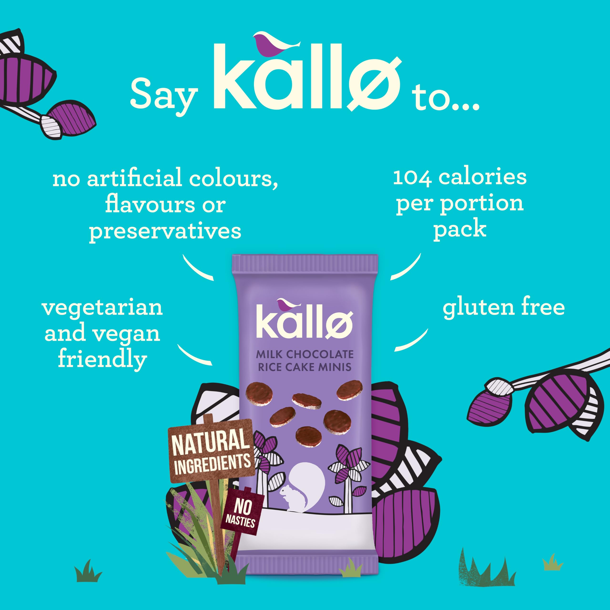 Kallo Mini-Reiswaffeln aus belgischer Milchschokolade, 9 x 84 g 6