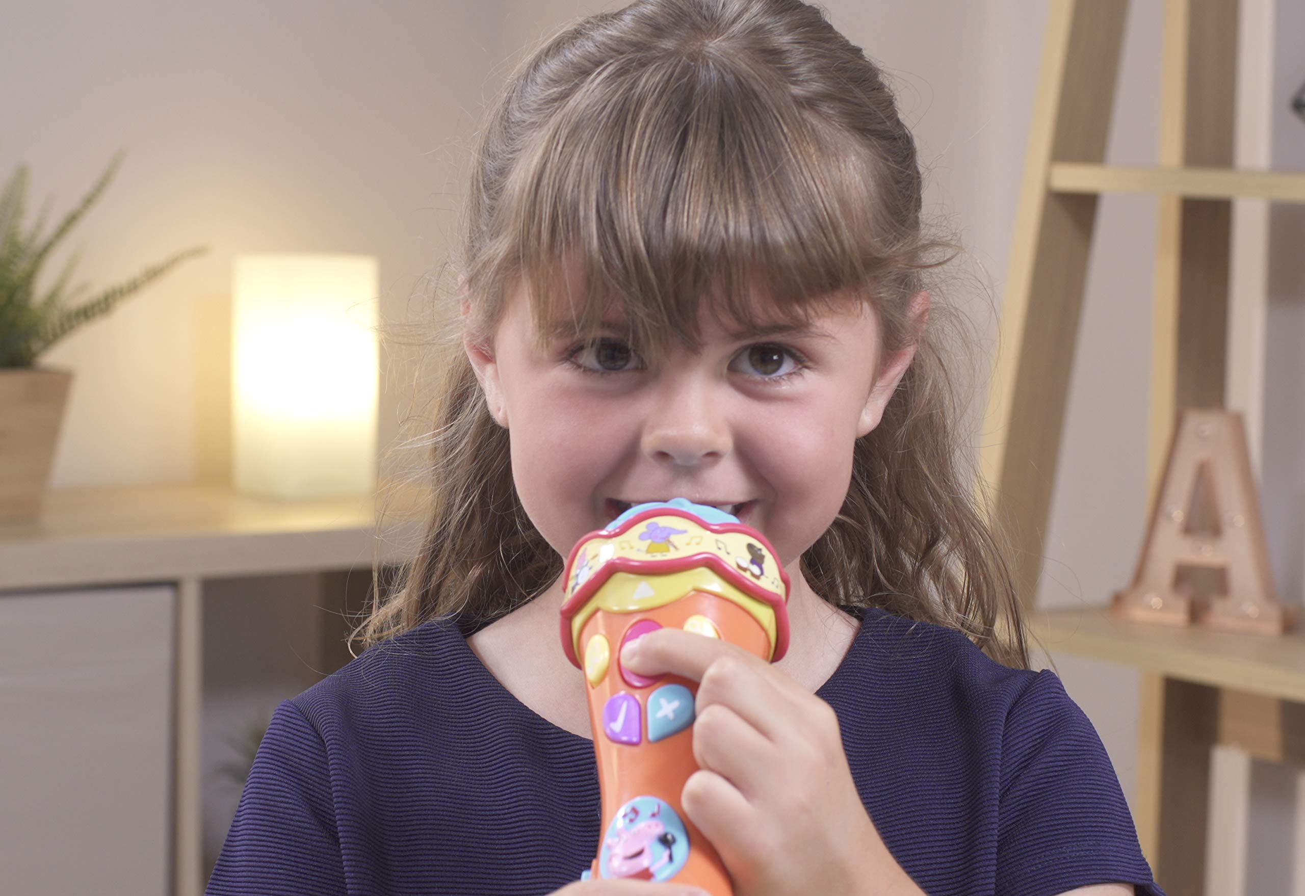Peppa Pig Singalong & Learn Microphone - Interactive Karaoke & Learning Toy | Ages 2-5 | Multicolor 8