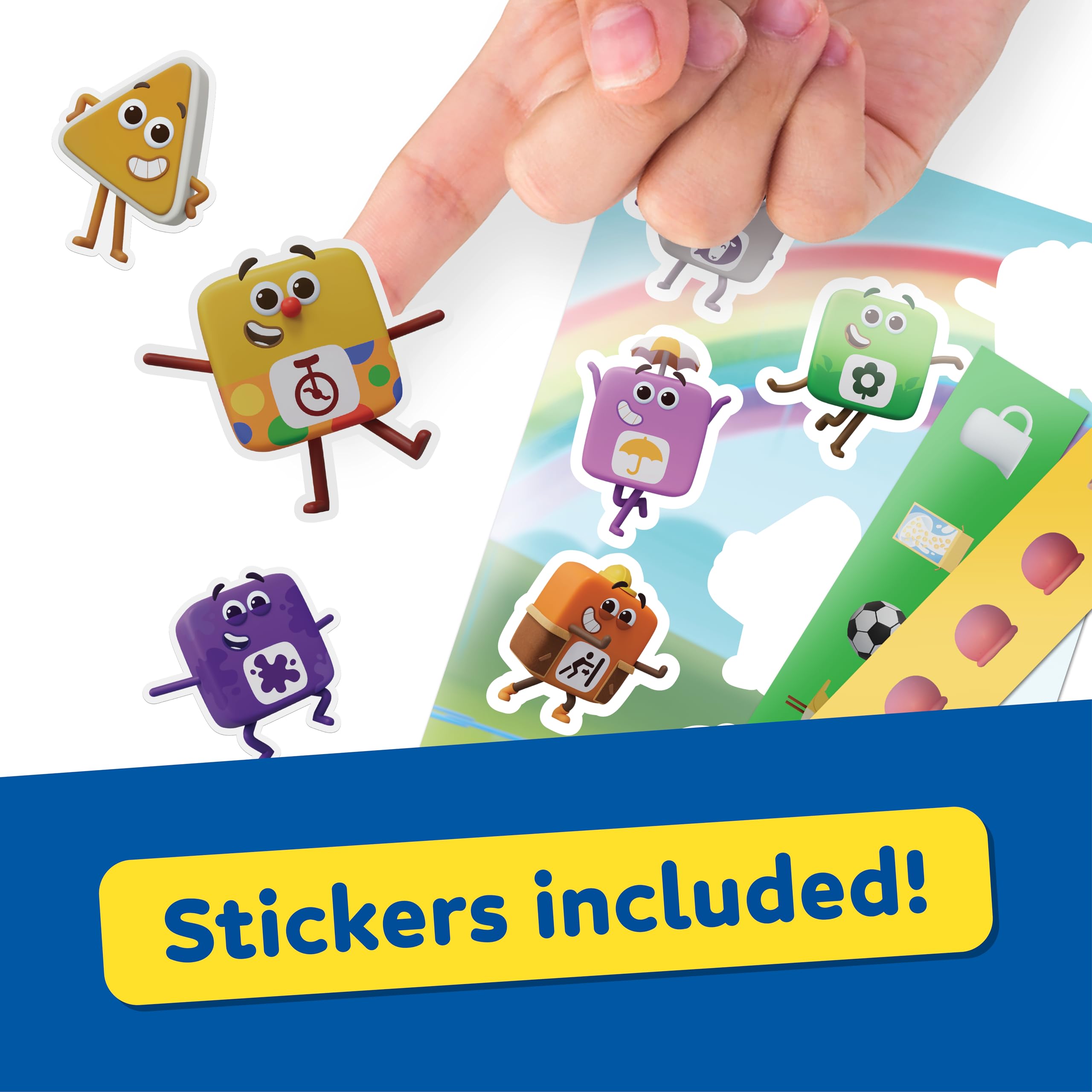 BLADEZ Wonderblocks Sticker Activity Set - Felt Tips, Colouring Sheets & Stickers 4