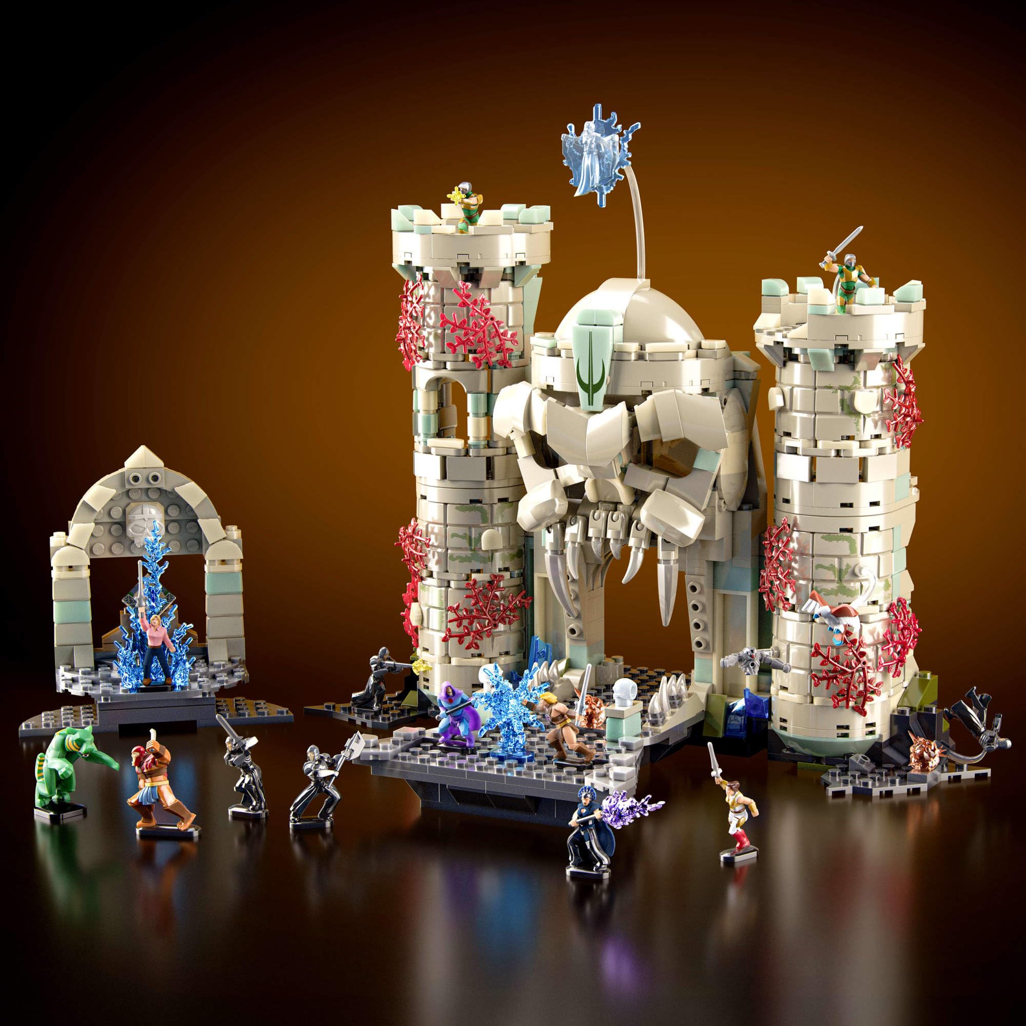 Mattel Brick Shop Masters of the Universe Battle of Castle Grayskull Building Set | 867 Pieces | Ages 13+ 4