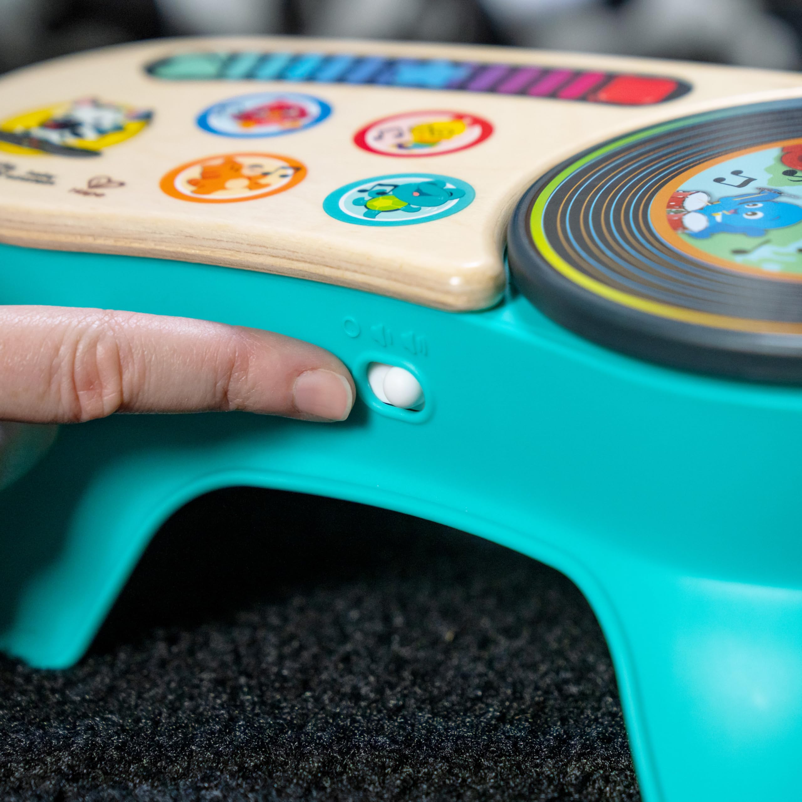Baby Einstein + Hape DJ Discovery Musical Toy Turntable - Magic Touch for Ages 6 Months and Up 5