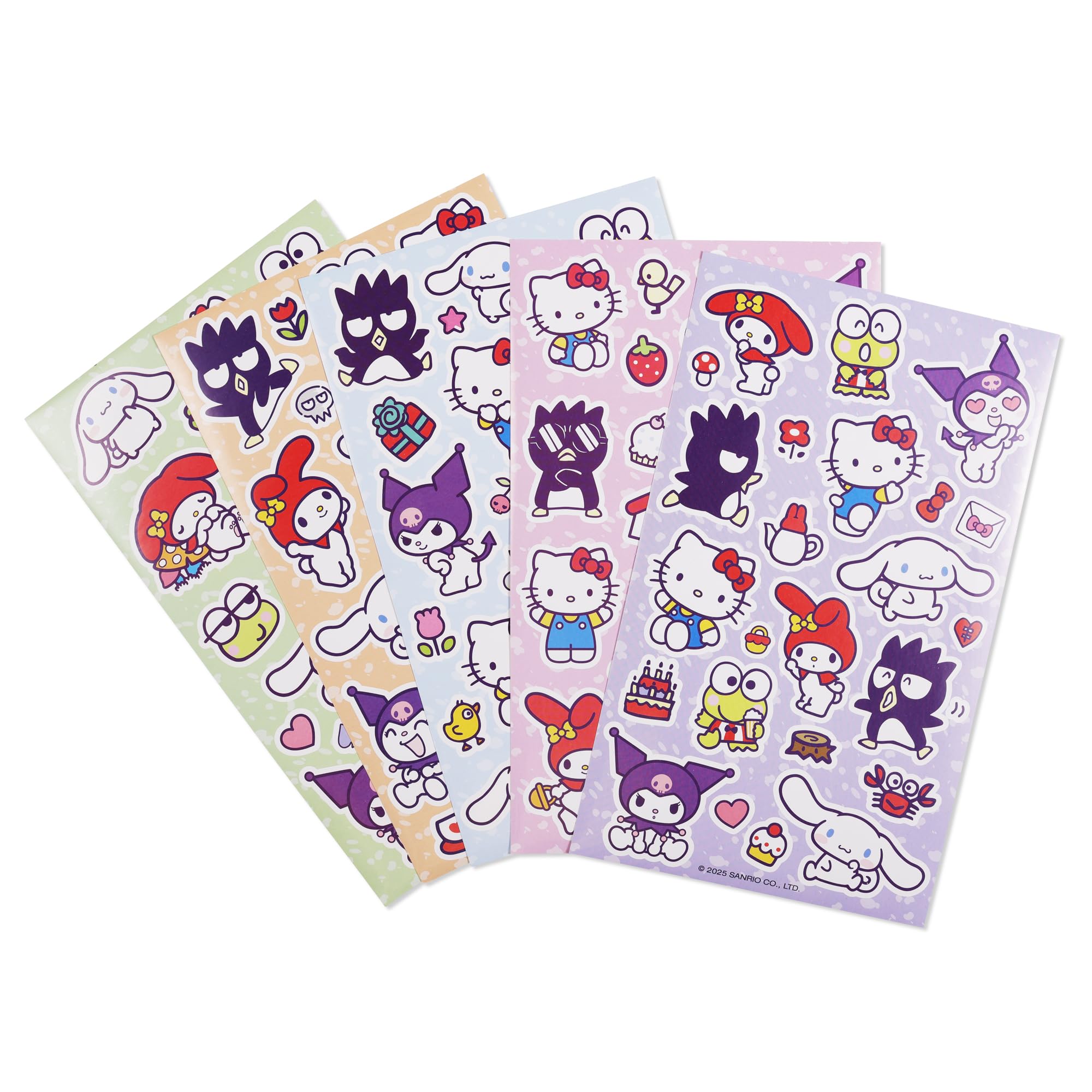 KIDS EUROSWAN Hello Kitty and Friends Stickers - 5 Sheets | Paper | Cartoon Theme 2