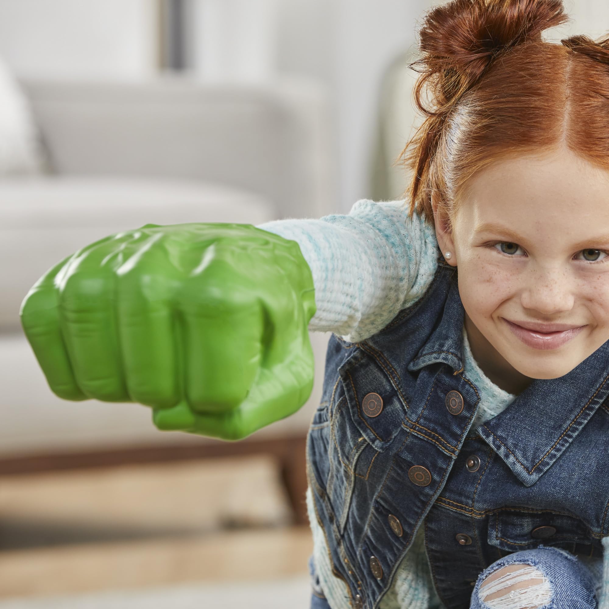 Marvel Hulk Gamma Smash Fists Roleplay Toy for Kids Ages 5+ | Green Foam Handwear 4