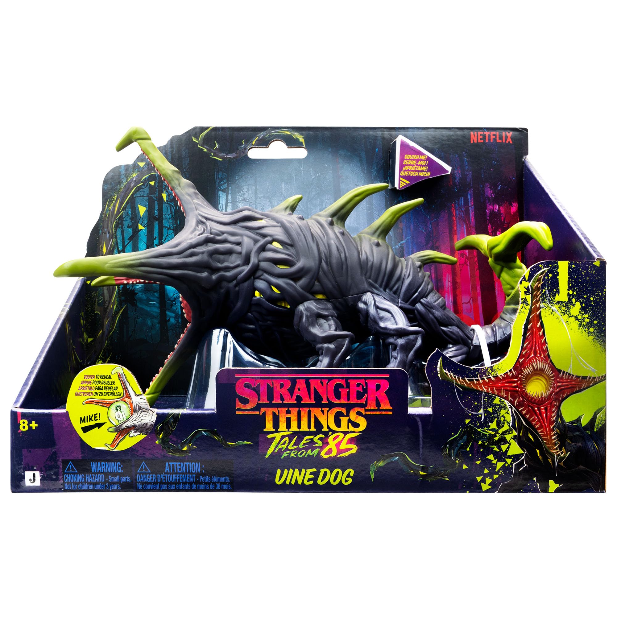 Jazwares Stranger Things Vine Dog Action Figure - 4-Inch, Squishy Body, Ages 8+ 2