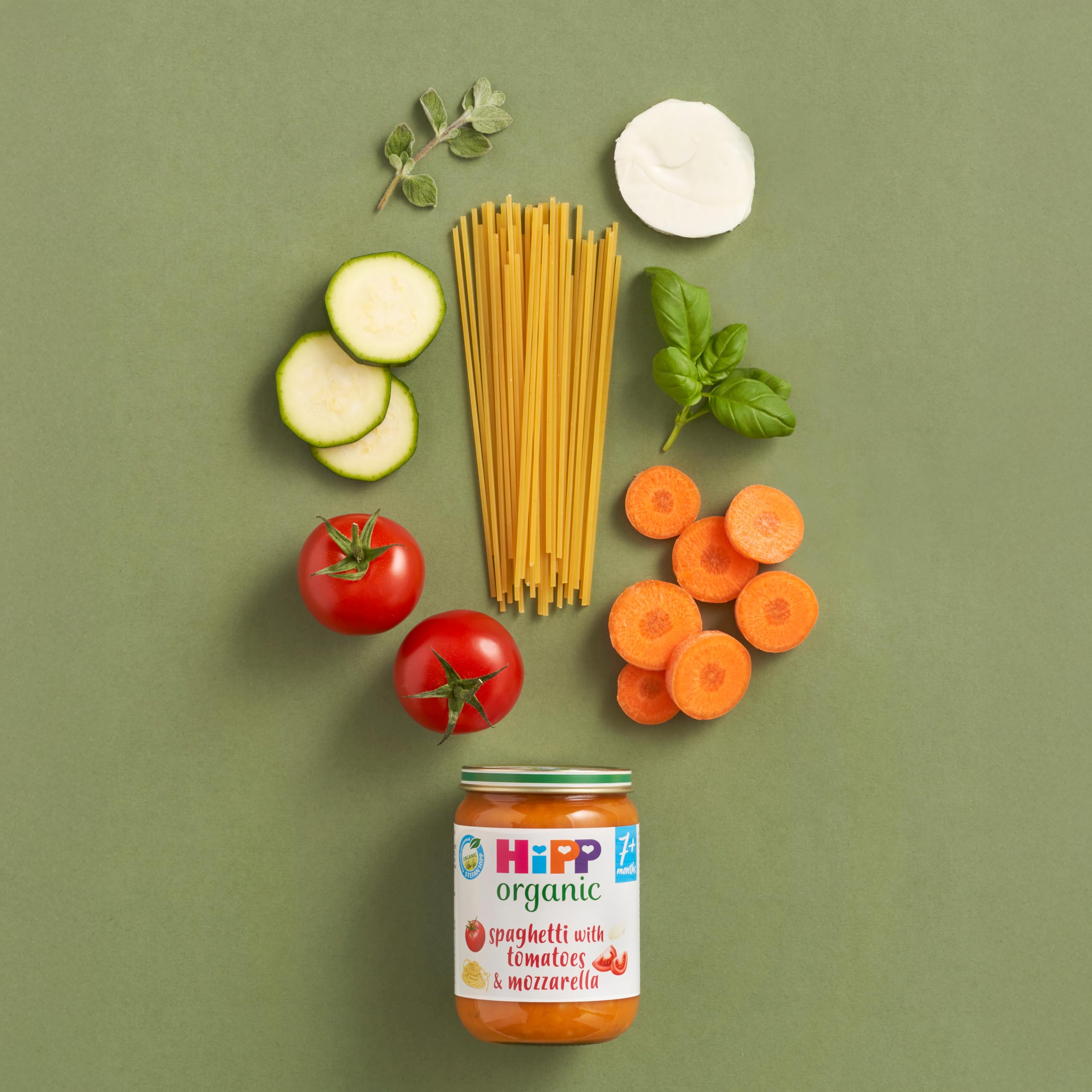 HiPP Organic Spaghetti with Tomatoes & Mozzarella Baby Food Jar | 6 Pack, 7+ Months 3