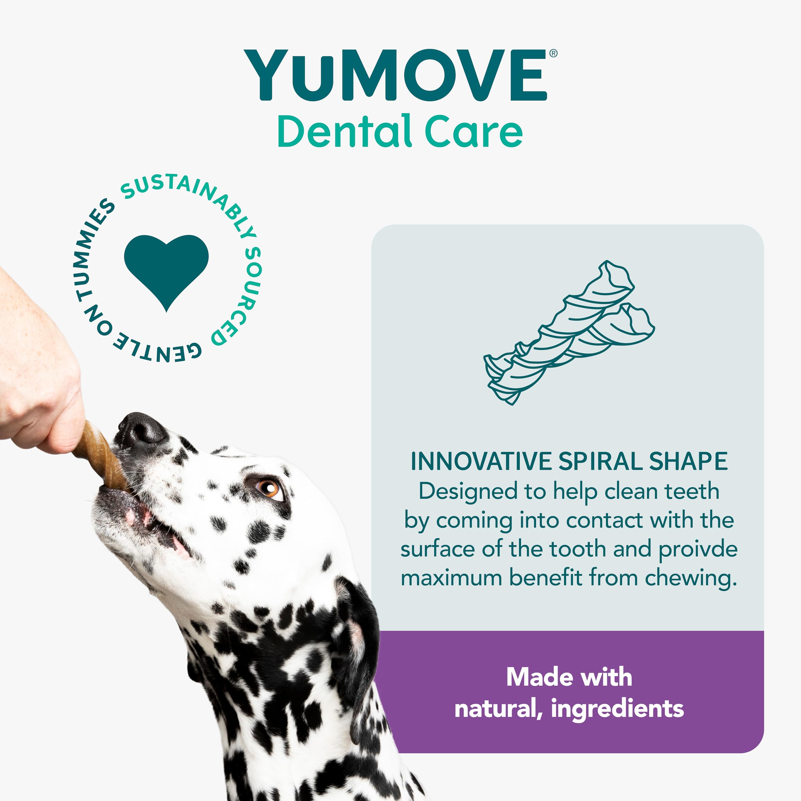 YuMOVE Daily Clean Dental Sticks for Medium Dogs - 7 Count Pack | Cleans Teeth & Freshens Breath 4