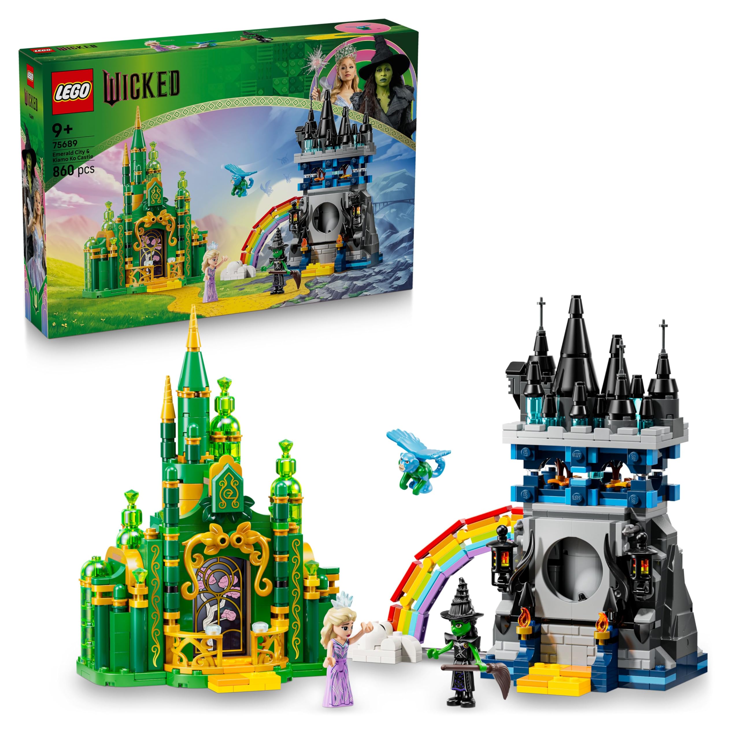 LEGO Wicked Emerald City & Kiamo Ko Castle Toy - Play & Display Model - inc