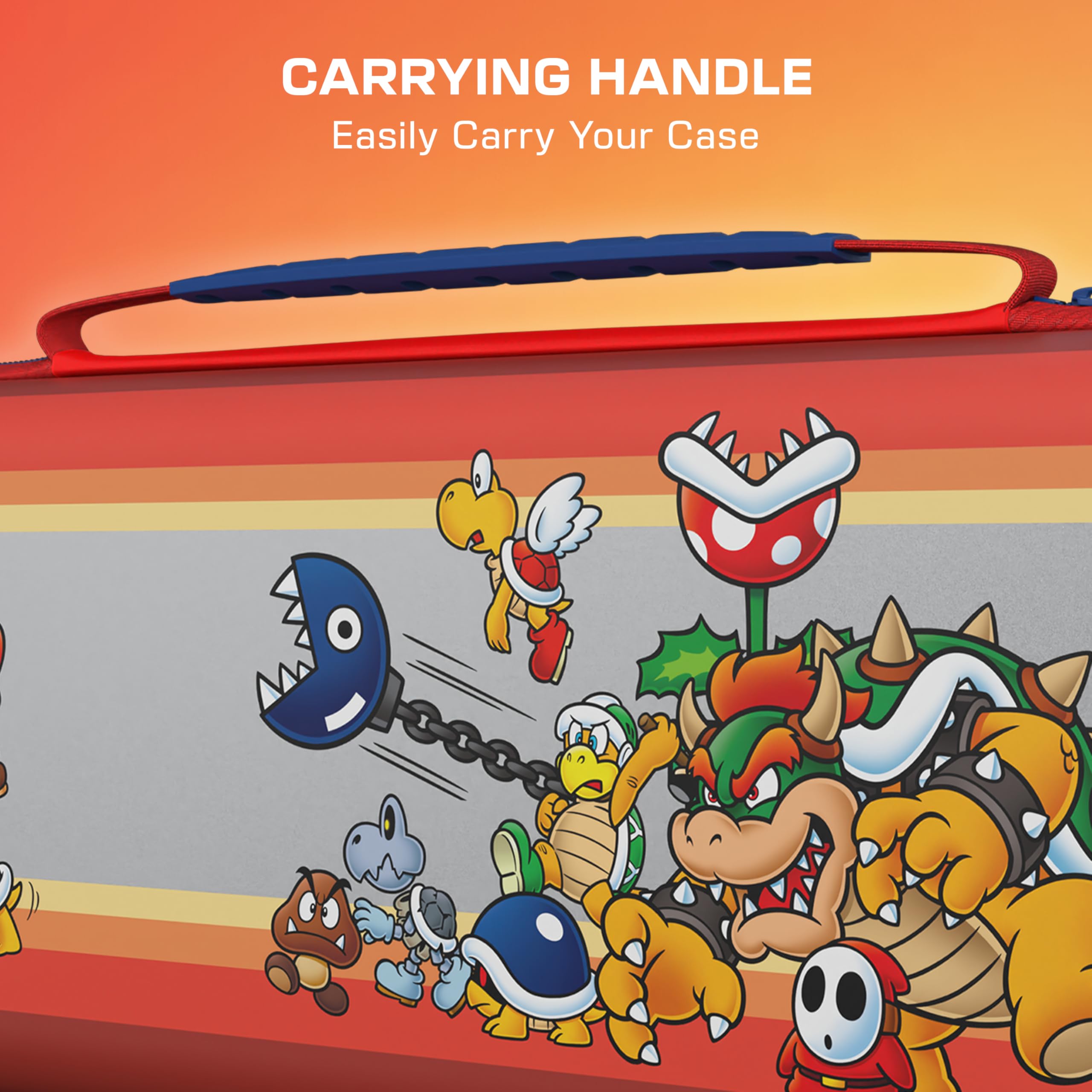 Turtle Beach PlayTrek Travel Case - Koopa Troop Edition | Glow-in-the-Dark Artwork | For Nintendo Switch 2/Switch/OLED 6