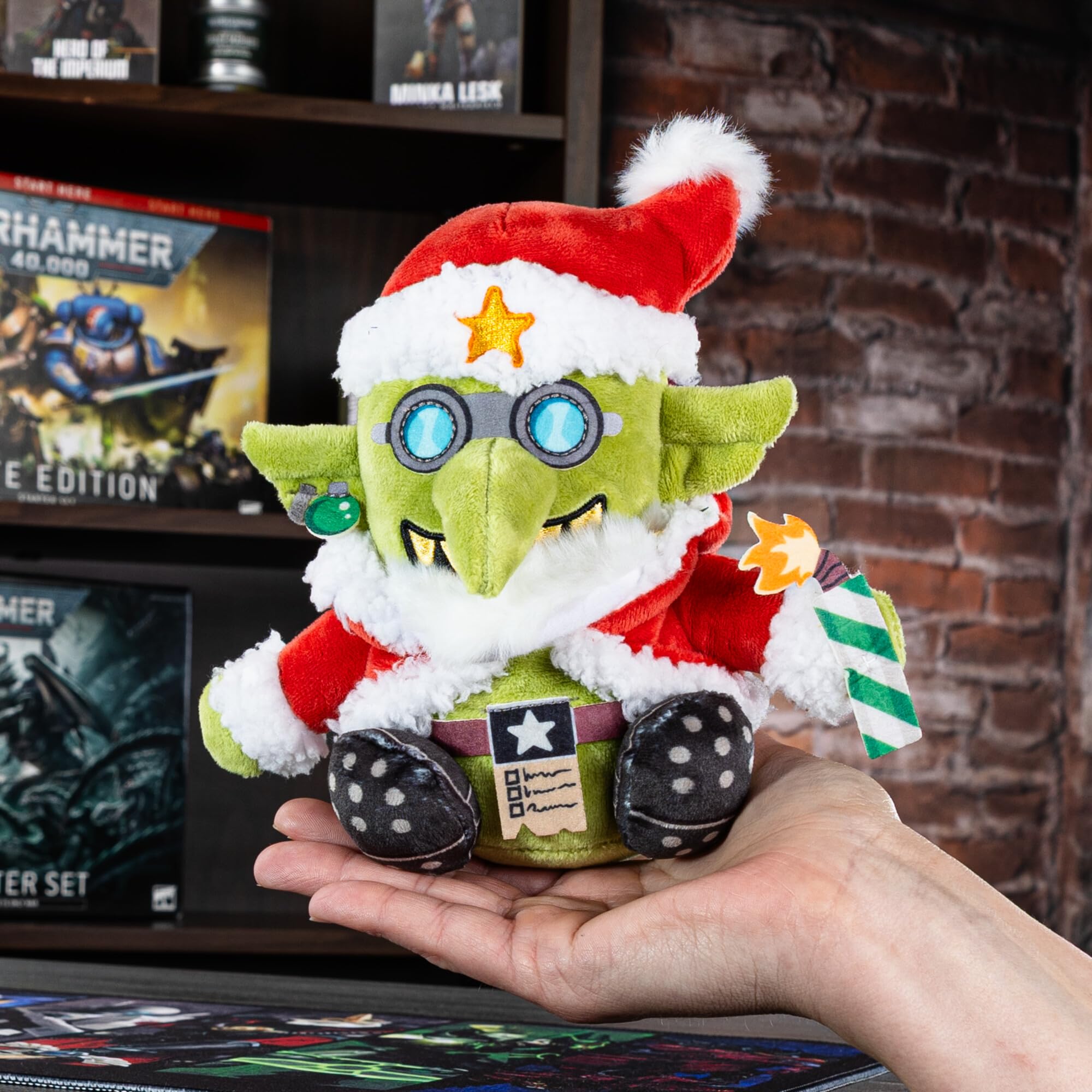 TOMY Warhammer Da Red Gobbo Plush Collectible Soft Toy 7