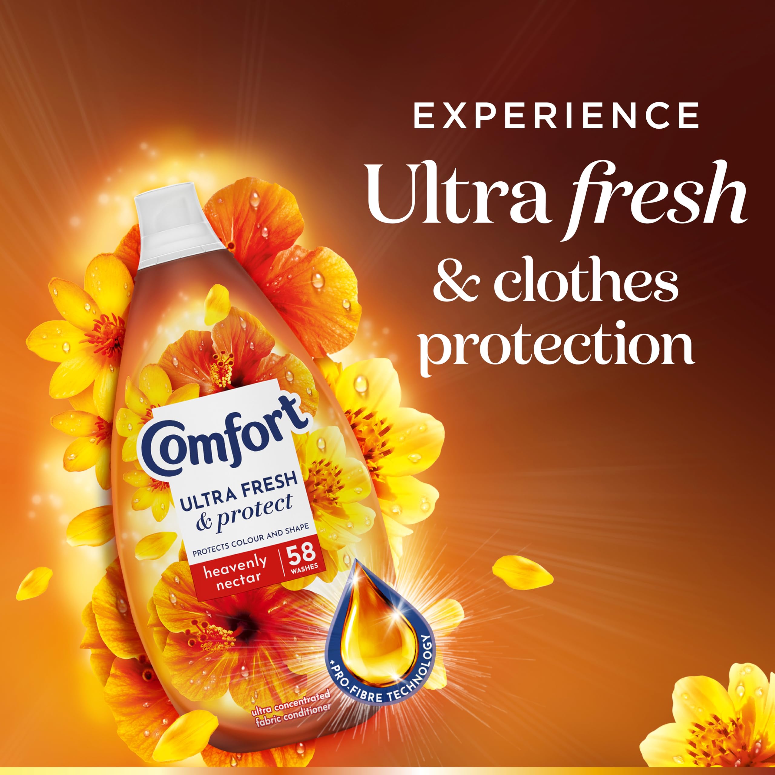 Comfort - Ultra Fresh &amp; Protect Heavenly Nectar Flüssiger Weichspüler 5