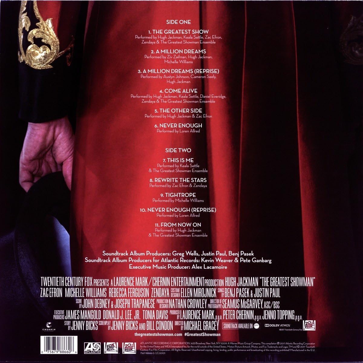 The Greatest Showman (Original Motion Picture Soundtrack) [CD]