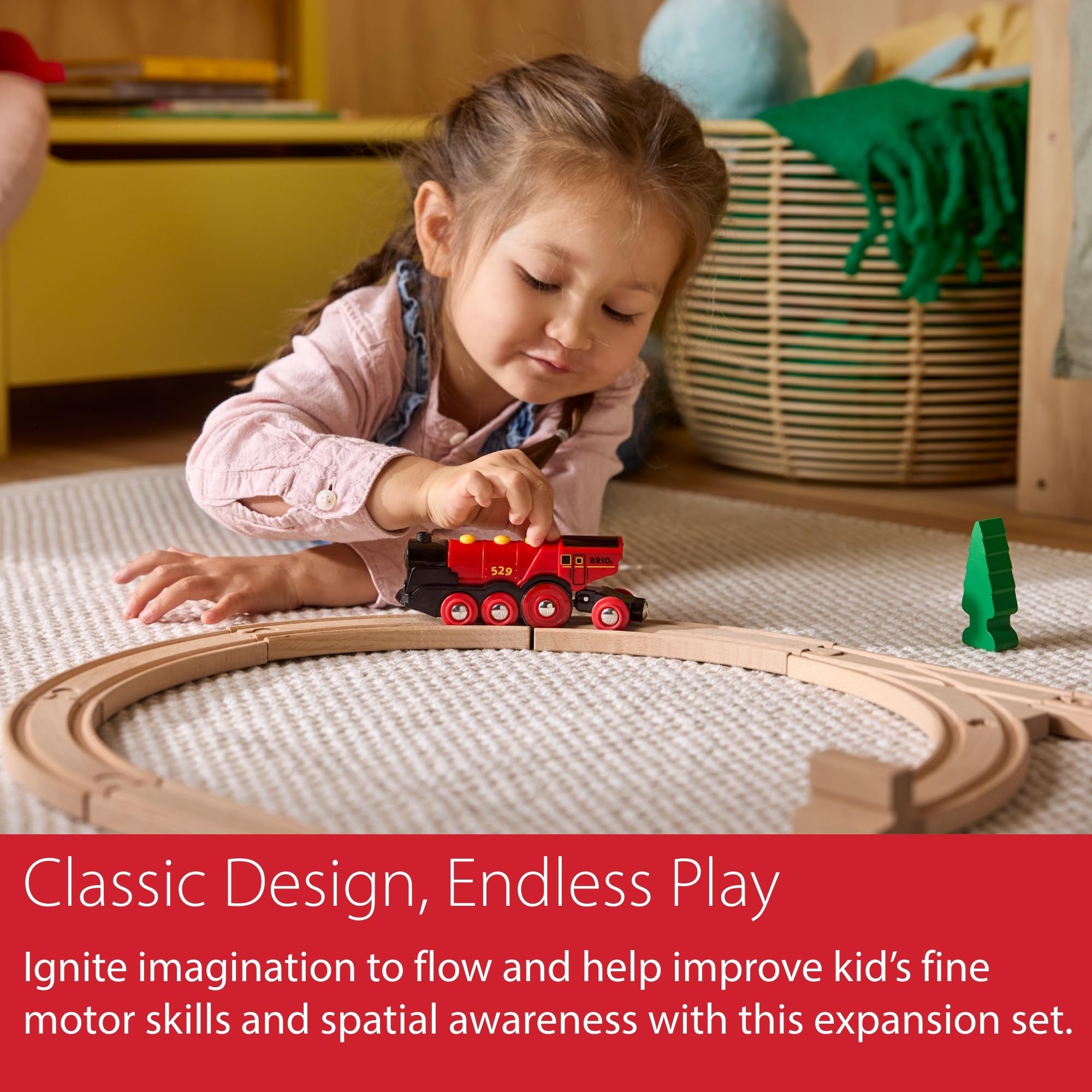 BRIO 33307 Advanced Wooden Train Track Expansion Pack 4