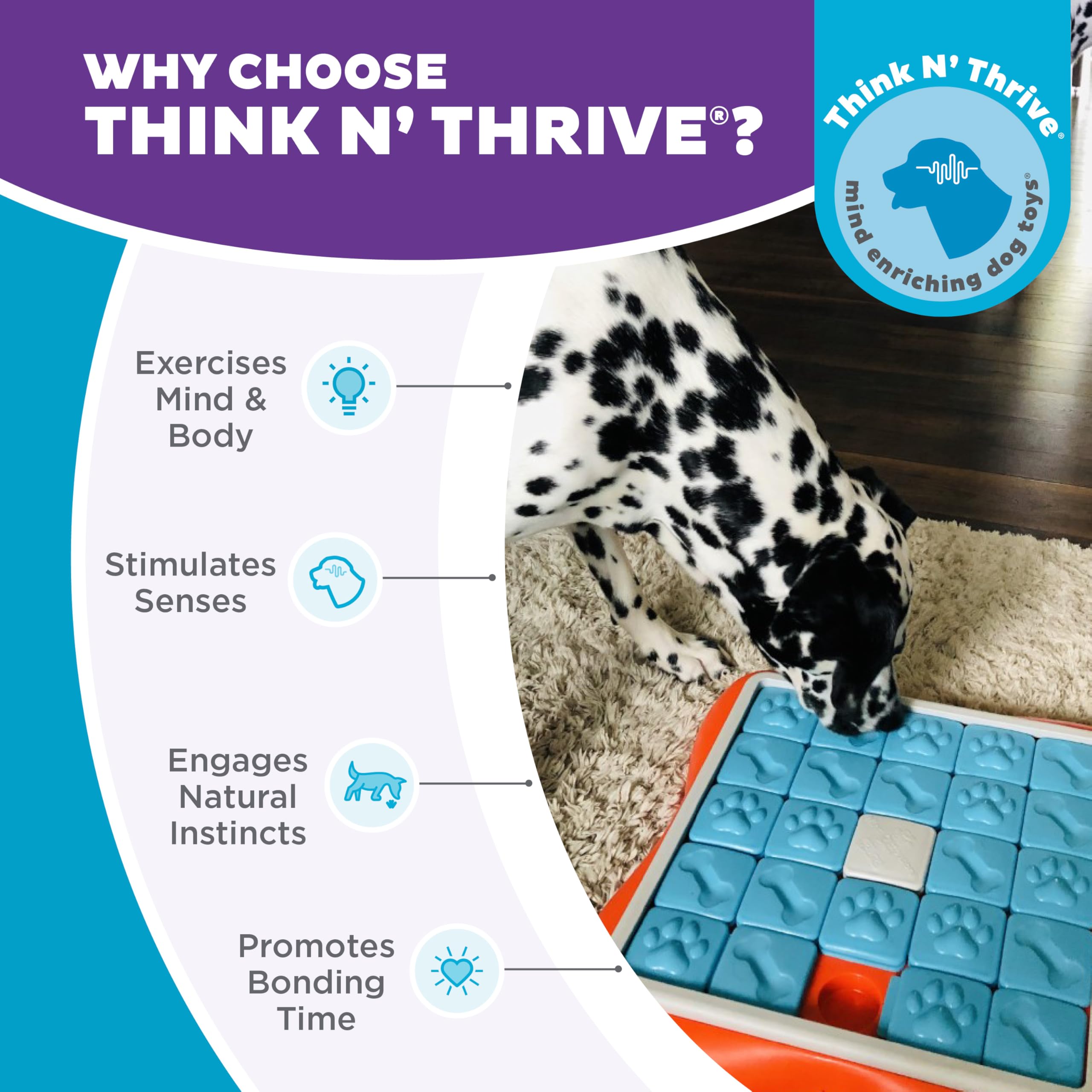Outward Hound Nina Ottosson Challenge Slider Interactive Treat Puzzle Dog Toy - Level 3 | Large 7