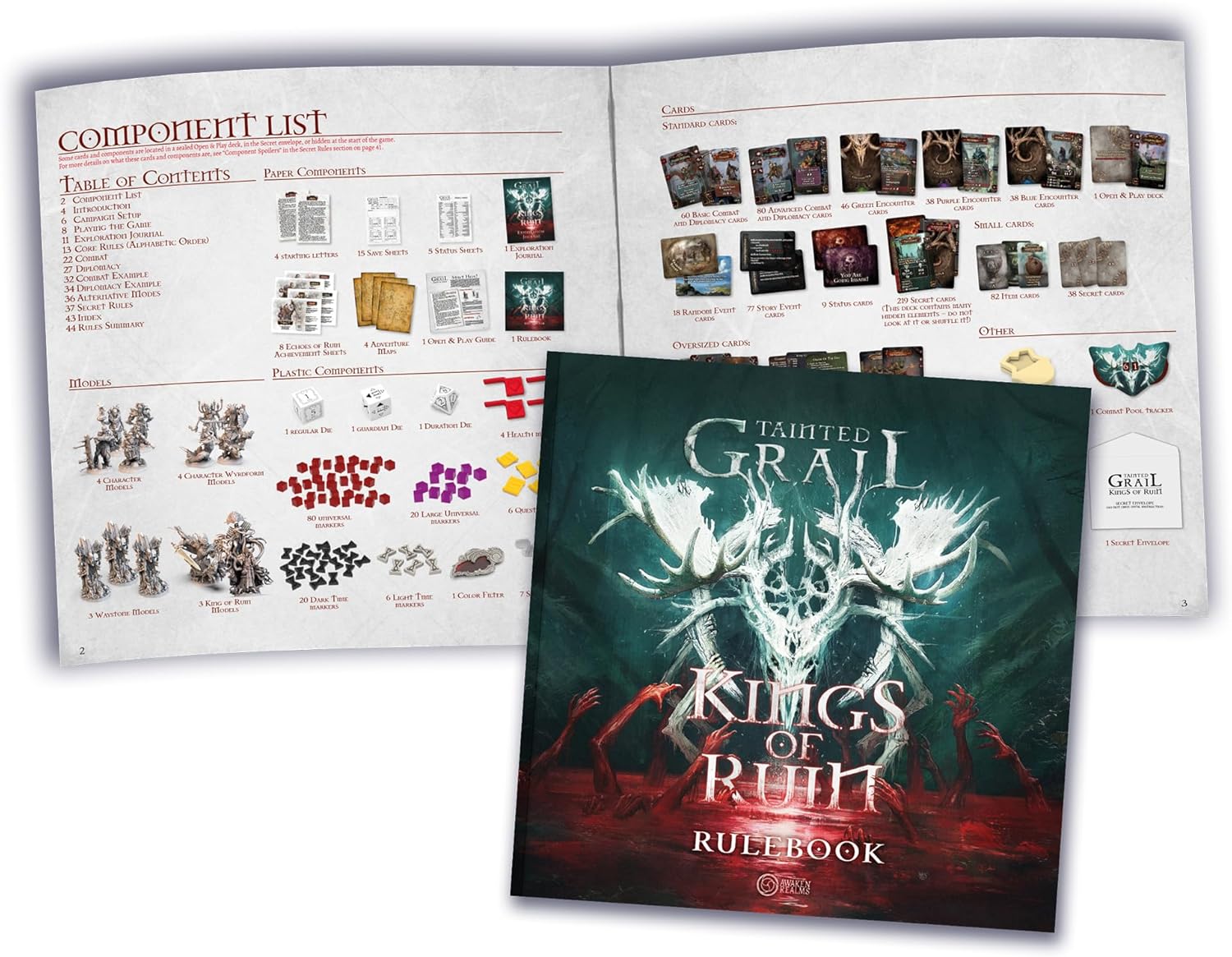 Awaken Realms Tainted Grail: Kings of Ruin Brettspiel CORE Box 4