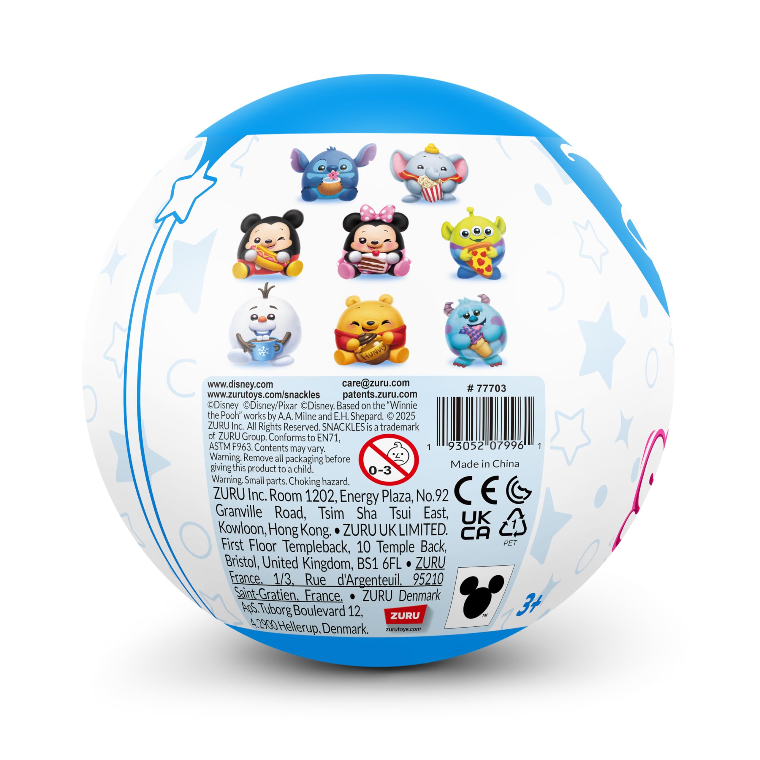 Snackles Disney Mickey Mouse 5-inch Plush by ZURU | Super-Soft Polyester | Includes Collector's Guide & Sticker 9