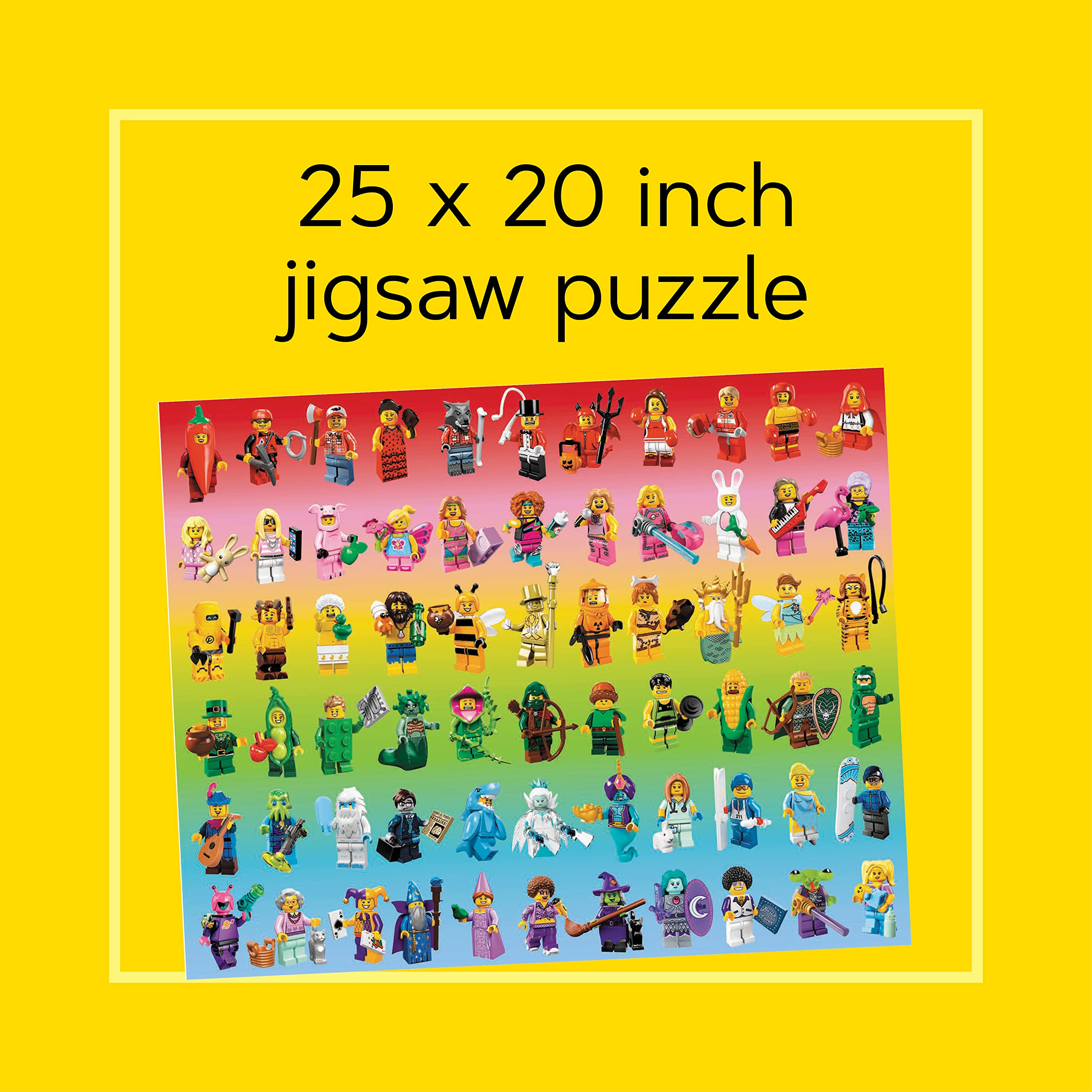LEGO Minifigure Rainbow 1000-Piece Puzzle 6
